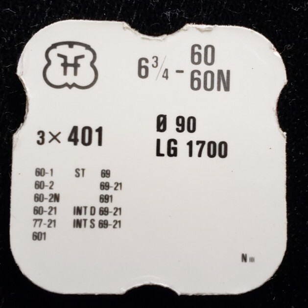 Font 60, font 69 font 69-21 watch Stem, unopened, standard 60
