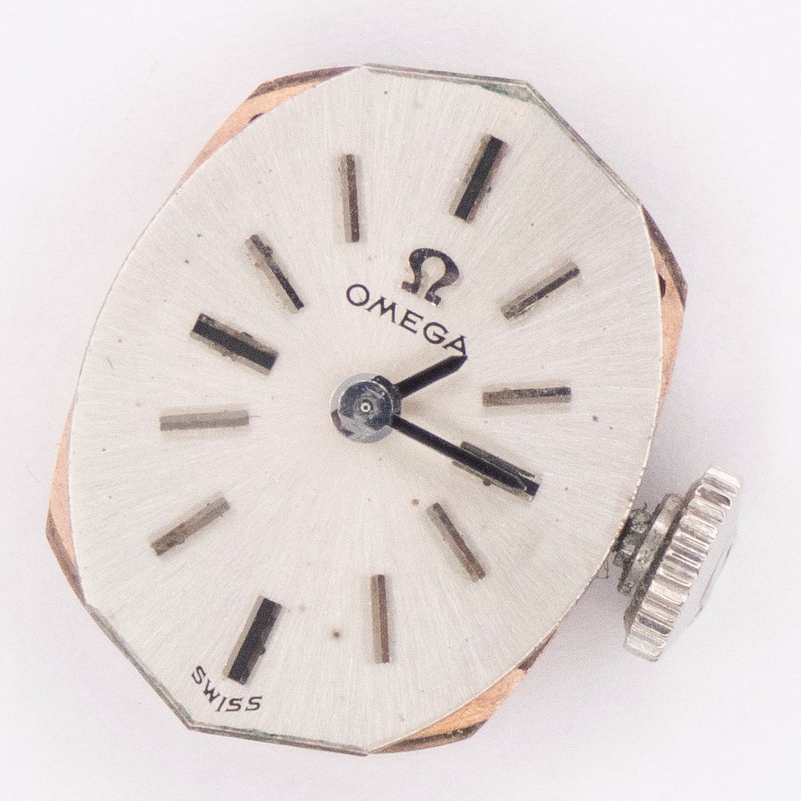 Vintage Omega Caliber 484 17-Jewel Wristwatch Movement, Ticks a Bit