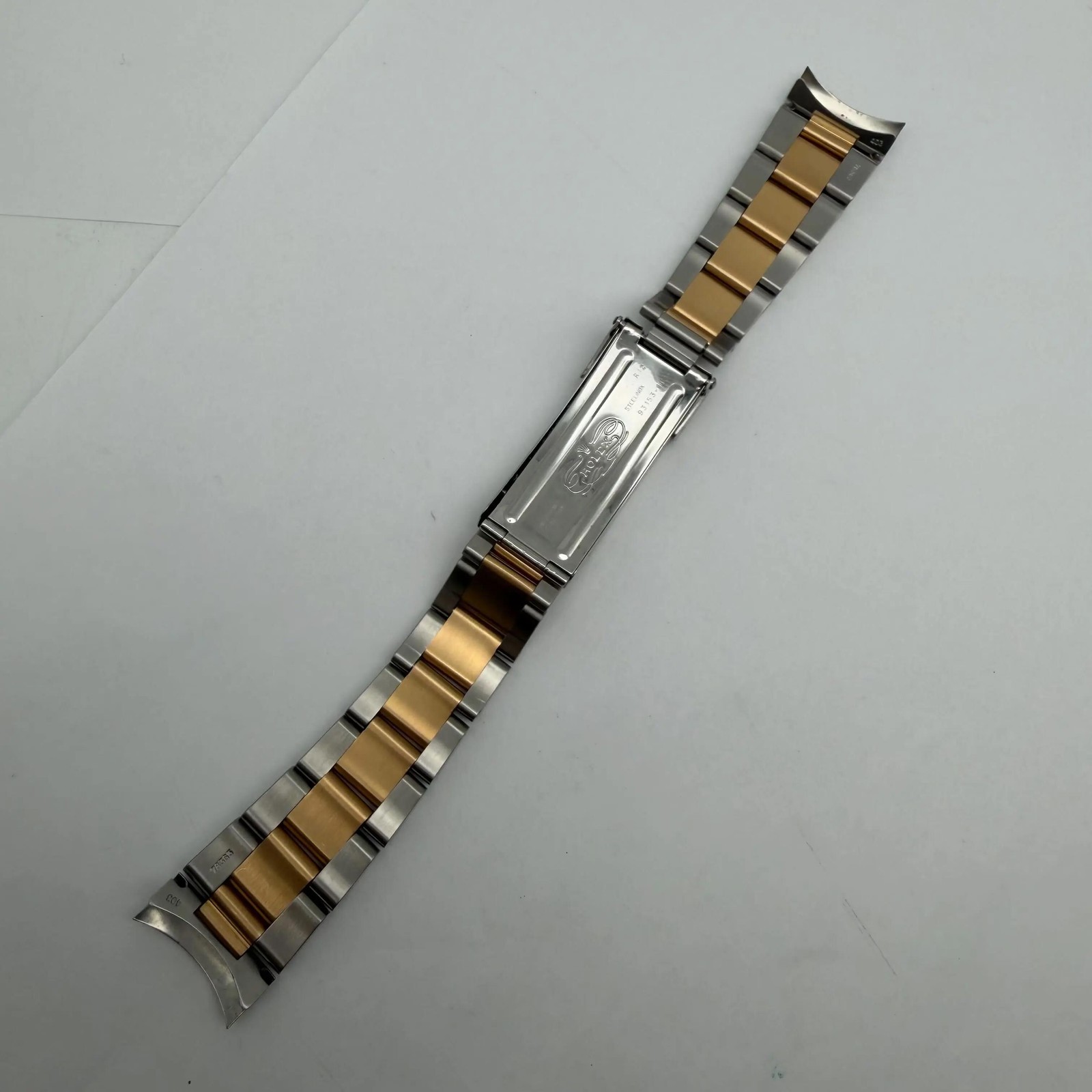 Rolex 93153-18 18k Gold Steel Submariner Bracelet 20-15.5mm for 16803 16613