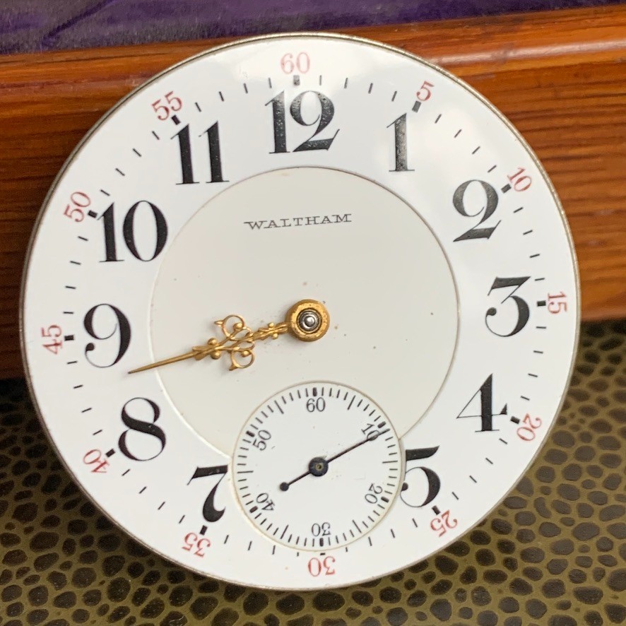 1908 Waltham Riverside 16S 19 Jewels Hunting Case Pocket Watch Movement Repair