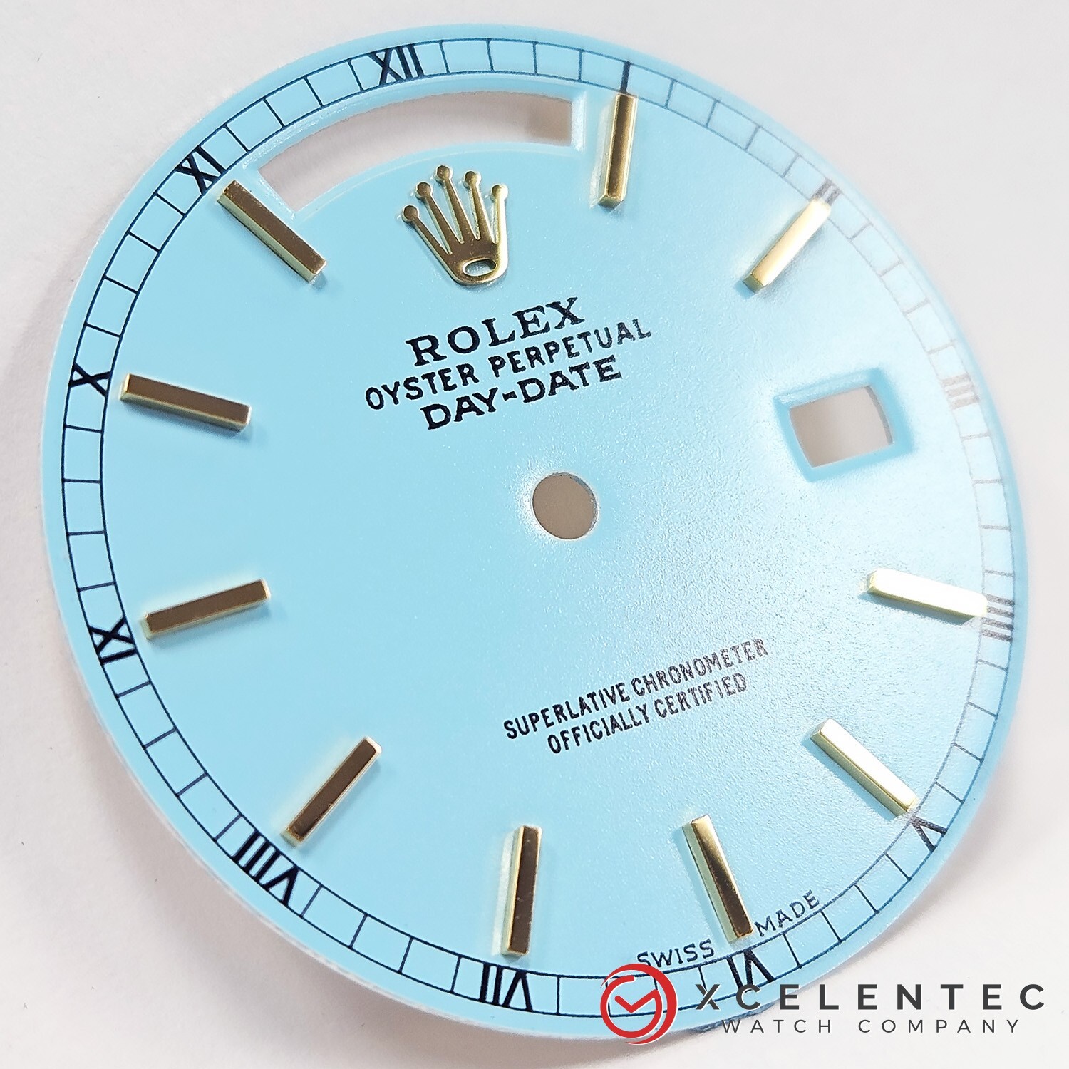Rolex DAY-DATE 36 Custom Turquoise Stick Marker dial for ref. 1803 18038