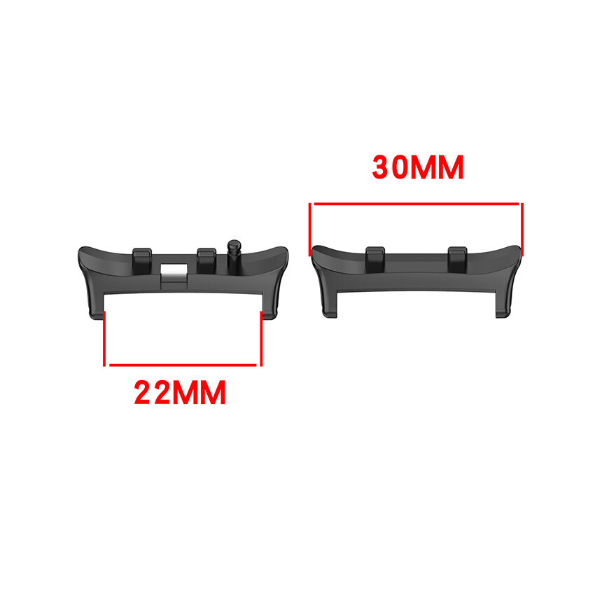 2pcs Strap Connectors Adapter Head Grain End Link ID 22MM for HUAWEI Watch D2