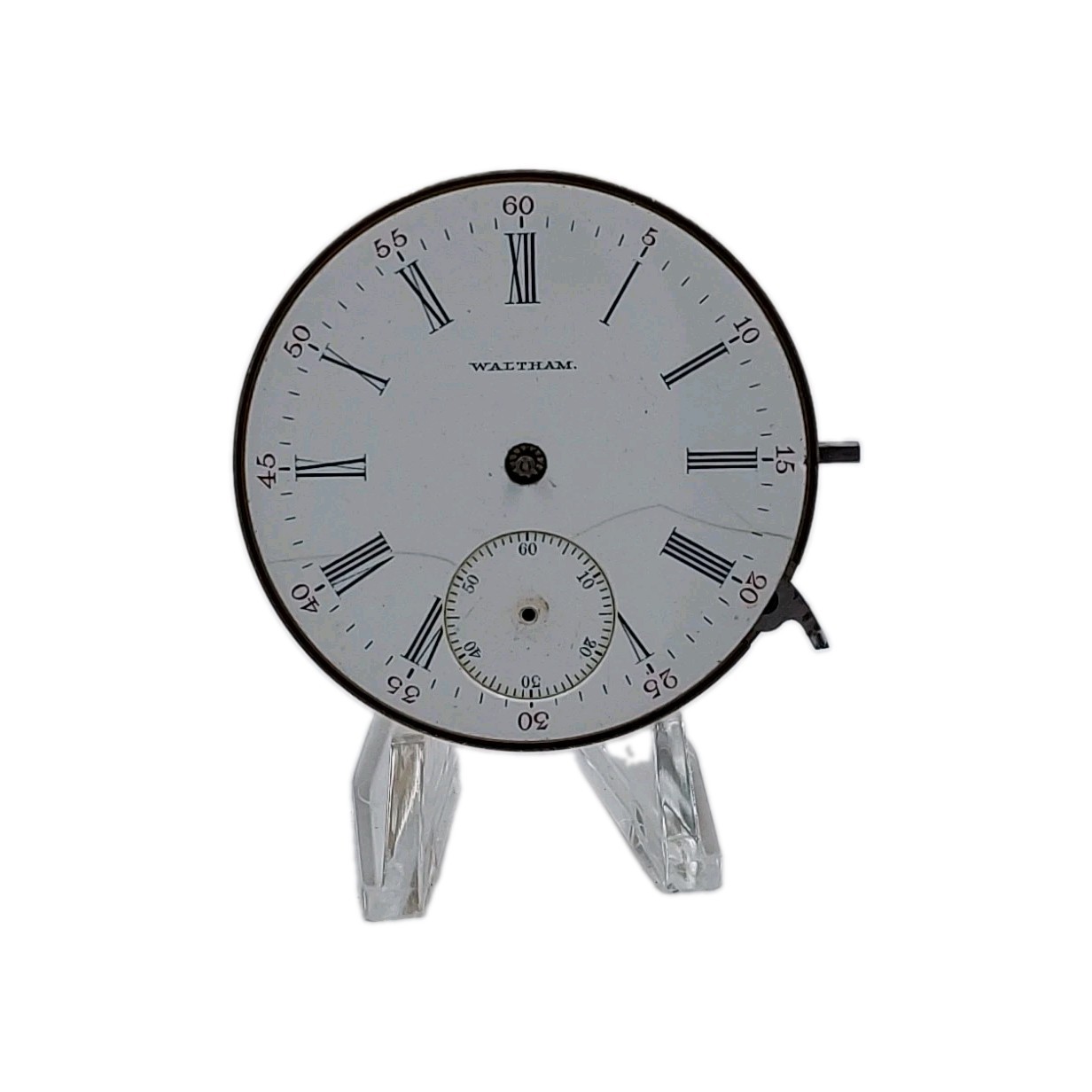 Waltham Royal 16s Movement Sunk Enamel Dial Watch Parts 2061