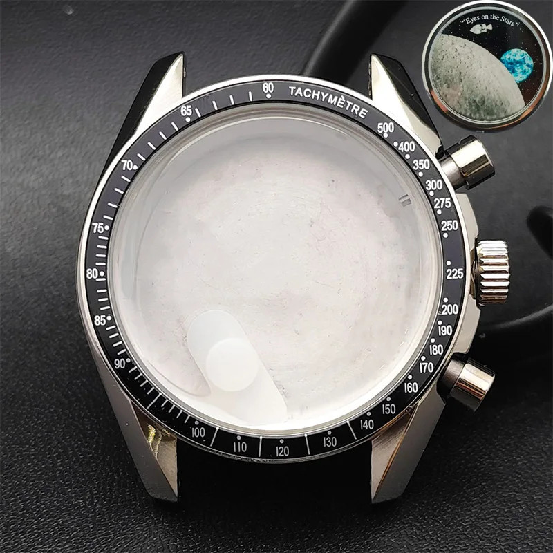 39.7Mm Men’S Watches Metal Case FIT VK63 Movement Watch Case Accessories Sapphir