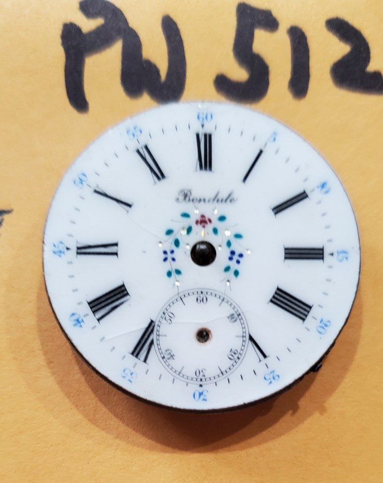 POCKET WATCH MOVEMENT BONDALE 0s PW512