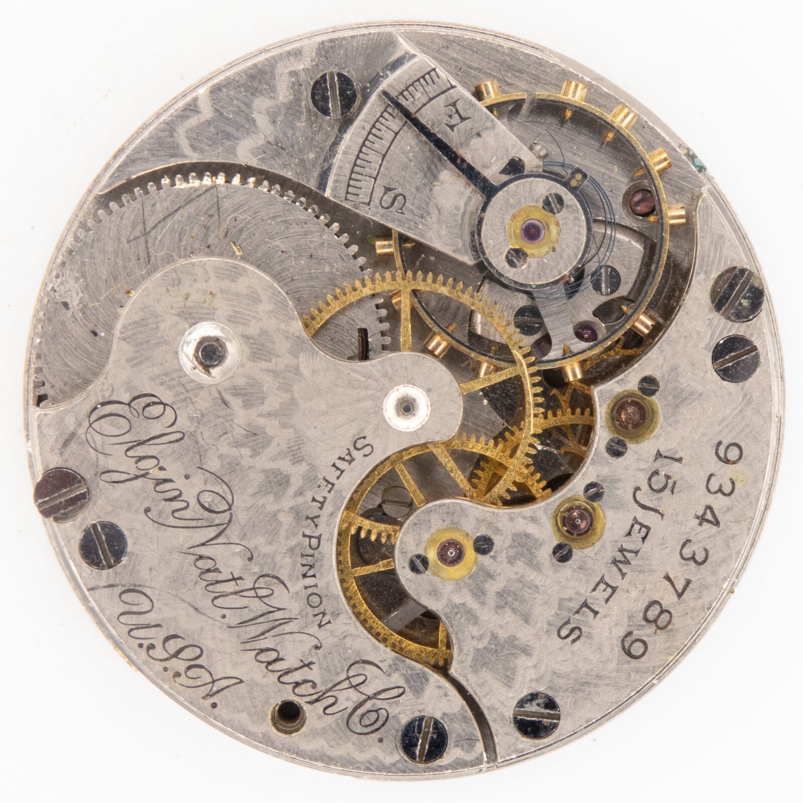 Elgin Grade 223 Model 1 0-Size 15-Jewel Antique Pocket Watch Movement