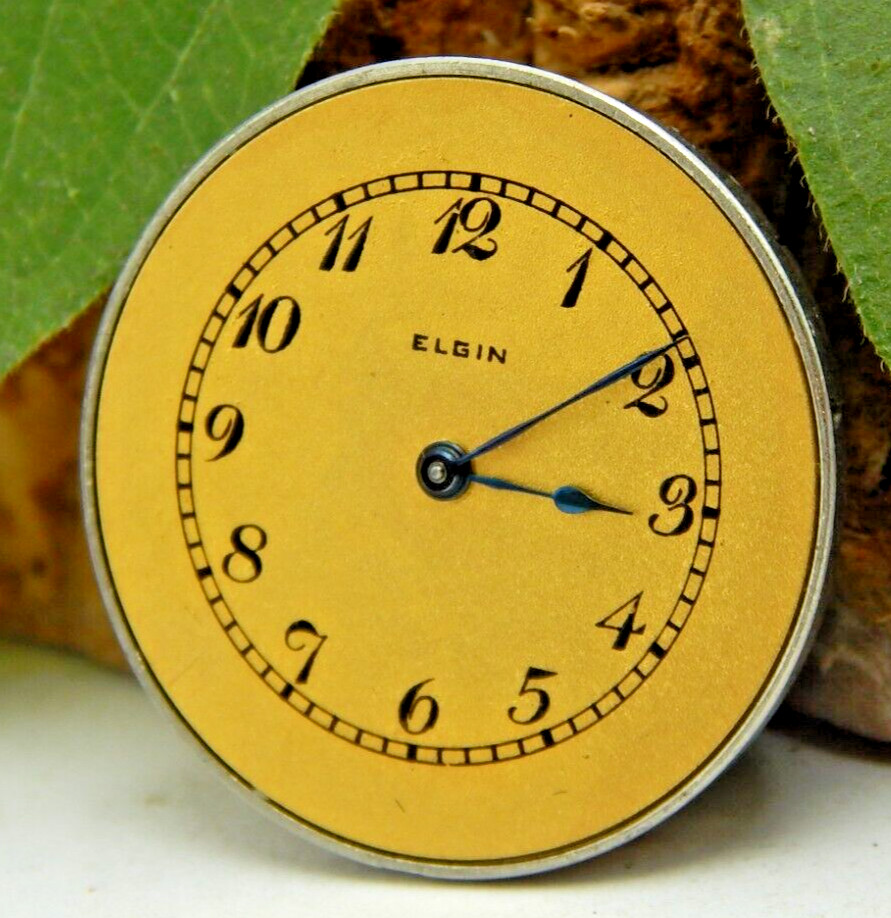 Antique Pocket Watch Movement 1917 Elgin 432 Lady Elgin 5/0s 7 jewel openface