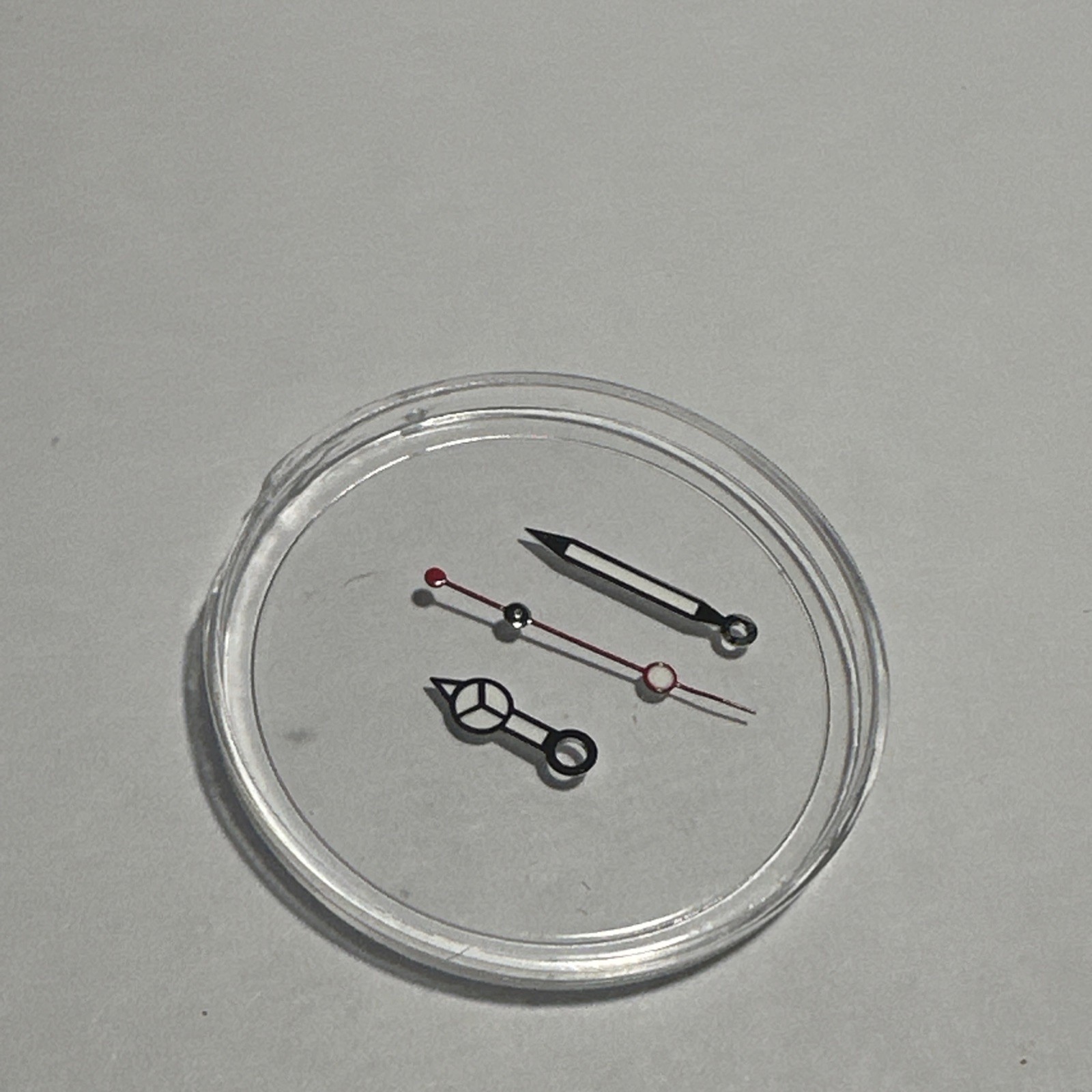 Silver “Merc w/ Red Lightning” Hands for Seiko NH35,NH36,7s26,7s36 SKX007 MOD