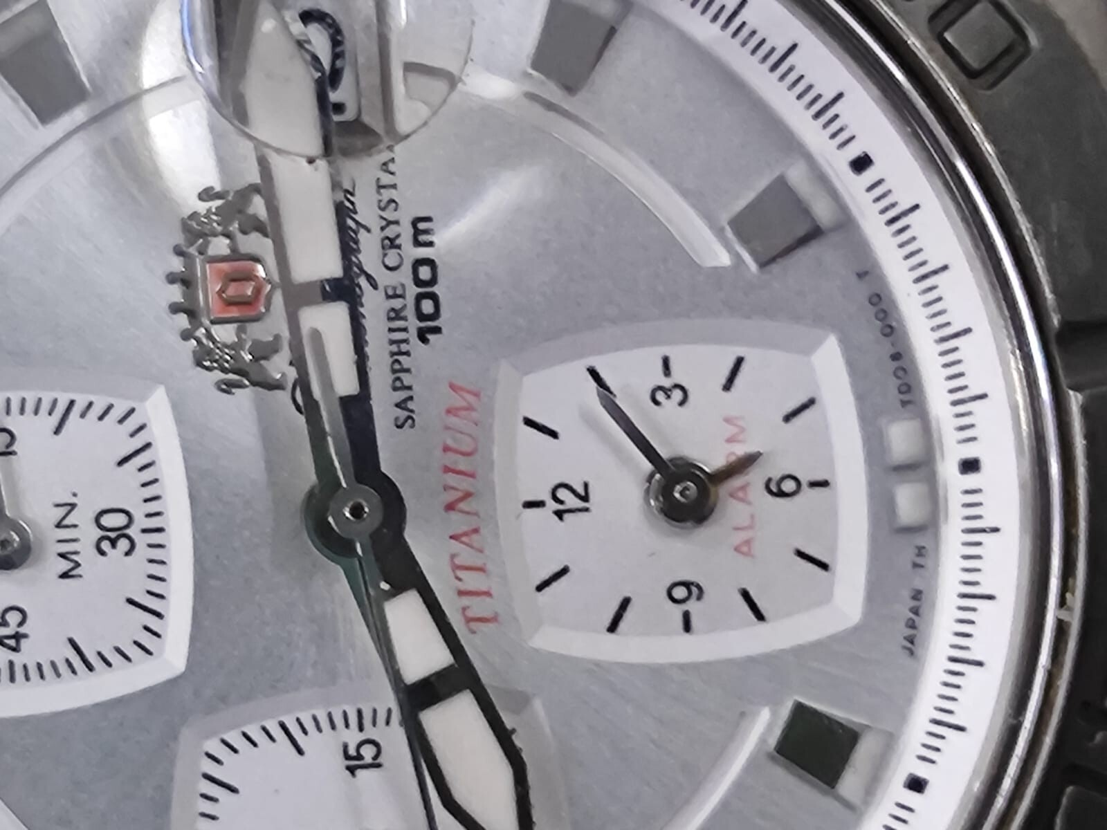 Orient Orient TD08-C TITANIUM Chronograph 100m Diver Working Used