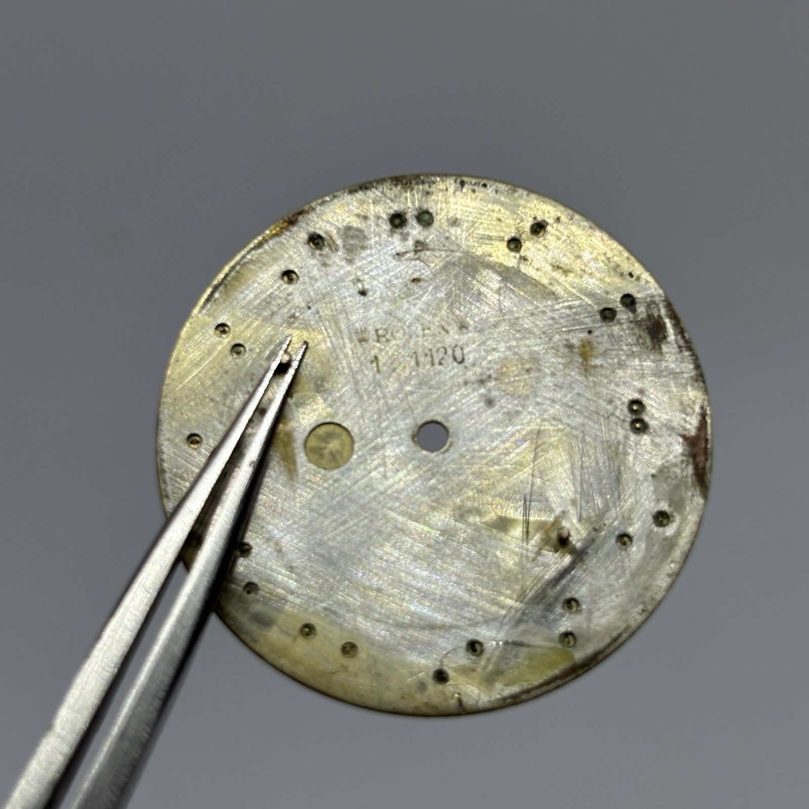 Original Rolex Cellini Dial For Caliber 1602 Gold Dial Roman Numerals
