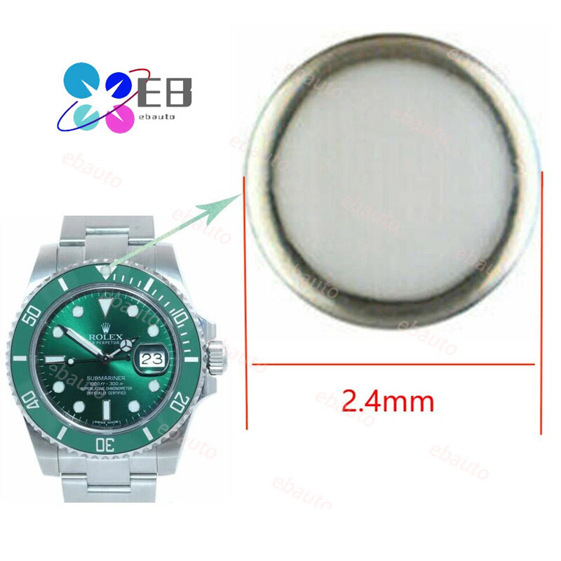 Pearl Dot Bezel Insert For Rolex Submariner 16800 16610 16613 Blue Green Lume