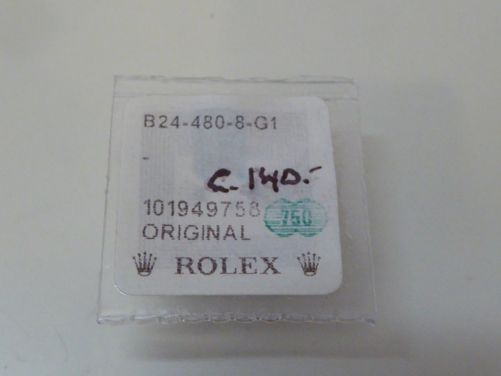 Rolex 18K Gold Crown 24-480-8 “gold post” New Genuine Rolex Sealed package