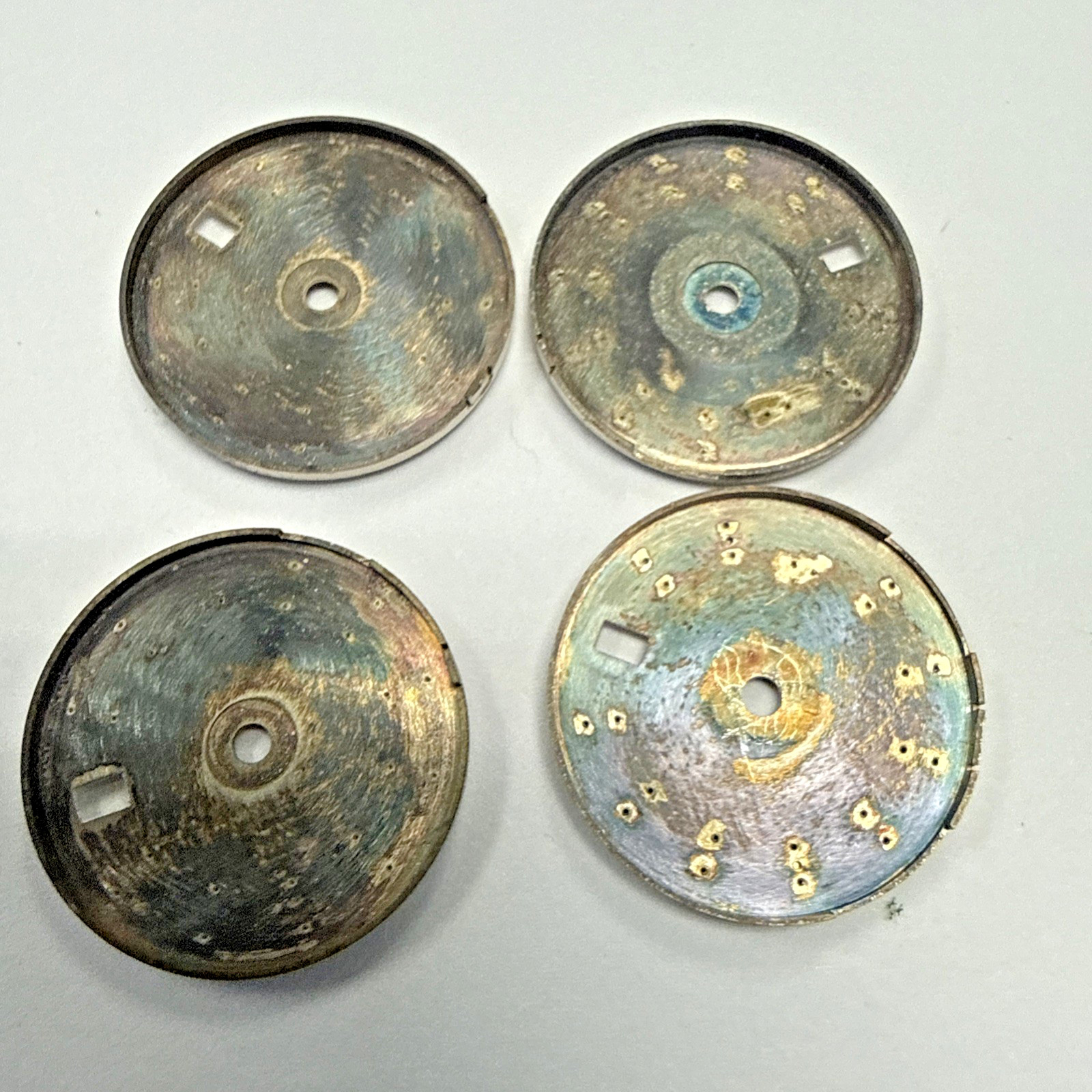 4 Rolex Date Silver Stick Dial’s For 26mm Watches Model 6917 6916 69178 e12192