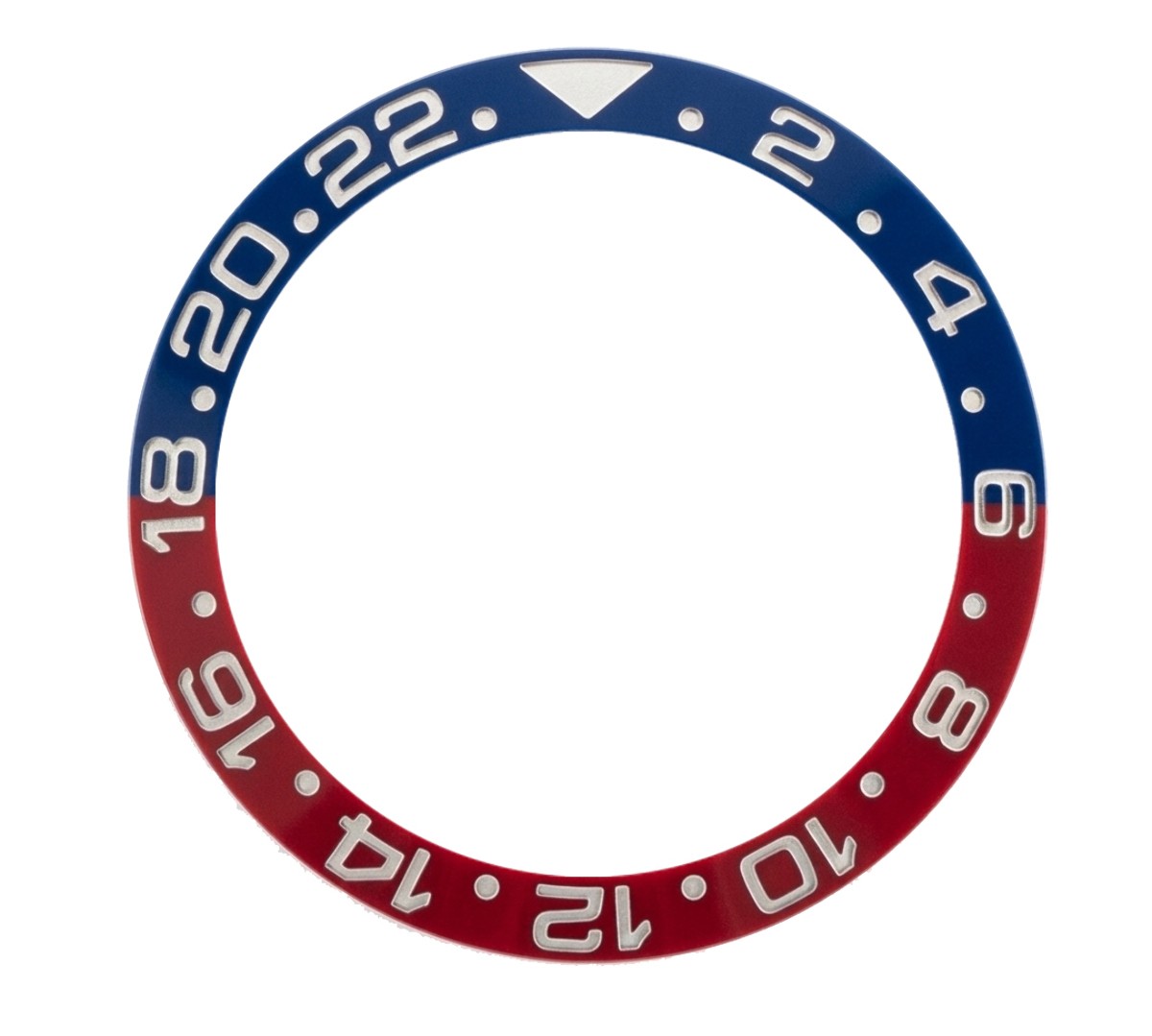 NEW BEZEL INSERT CERAMIC FOR ROLEX GMT MASTER II 116710 116713 116710LN BLUE/RED