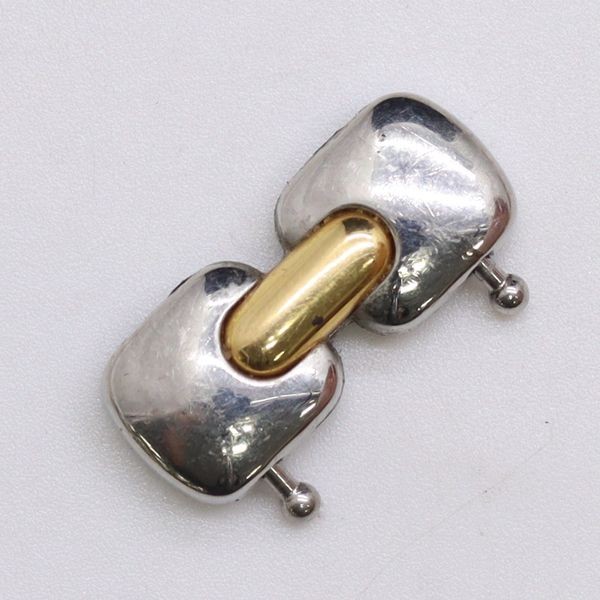 TIFFANY CO. Genuine Bracelet Links 8mm 2pcs Two-Tone Ladies Watch Parts