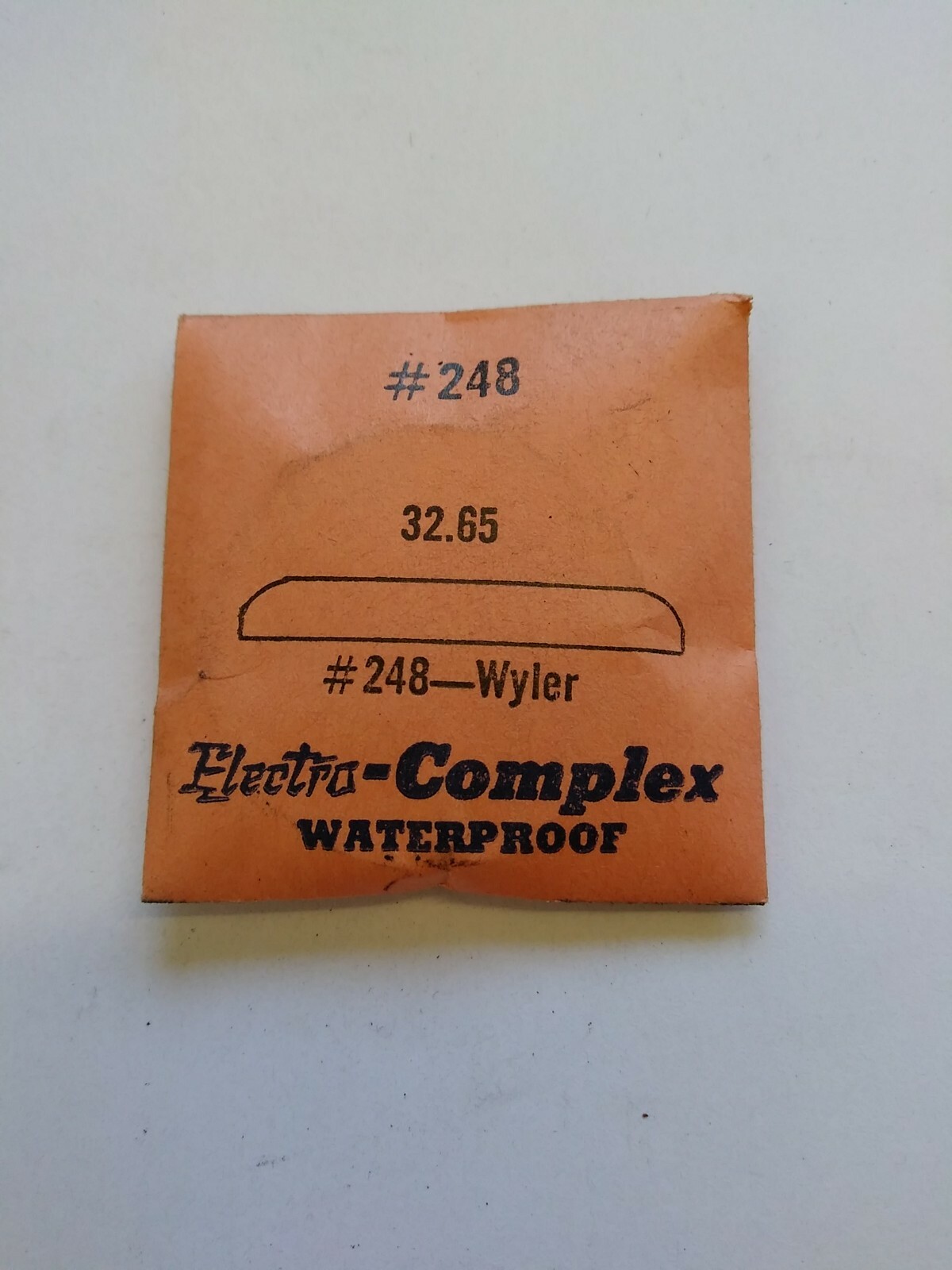 Electro Complex #248 Waterproof Watch Crystal 32.65mm FITS WYLER 1285