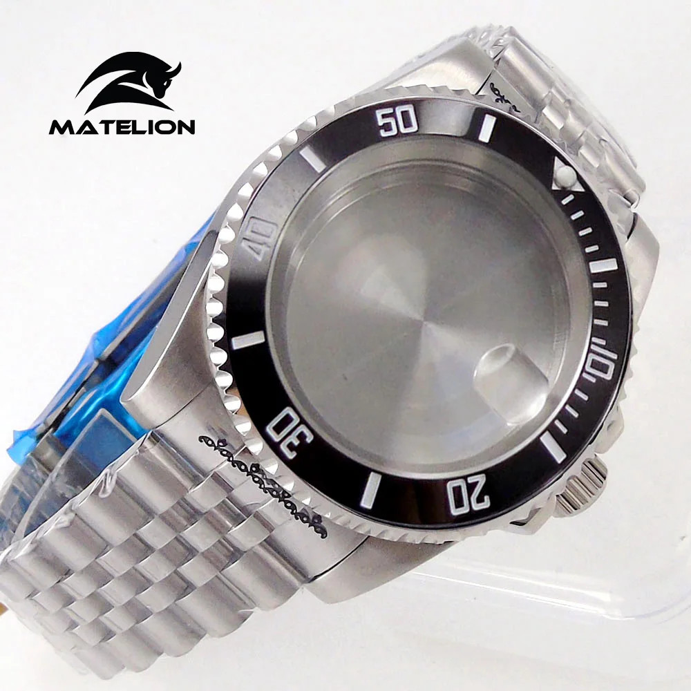 Matelion 200M Diving Case 40mm Fit NH35 NH36 NH34 GMT ETA 2824 PT5000 Watch Case
