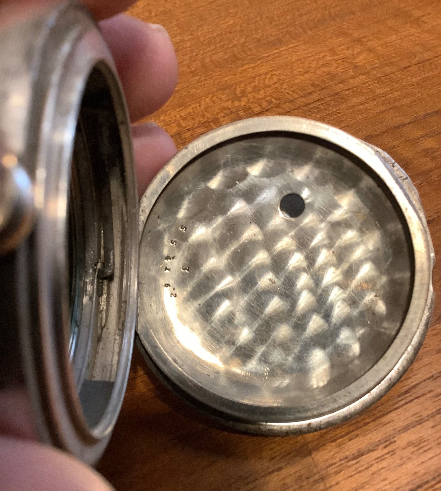 Dueber Newport Coin Silver Cuvette & Hinged Hunter Caseback Pocket Watch Sz 16s