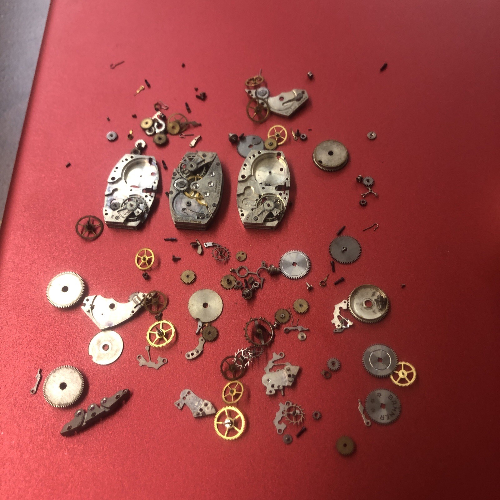 A Schild Old Antique Vintage Watch Movement For Parts, Repair Verities
