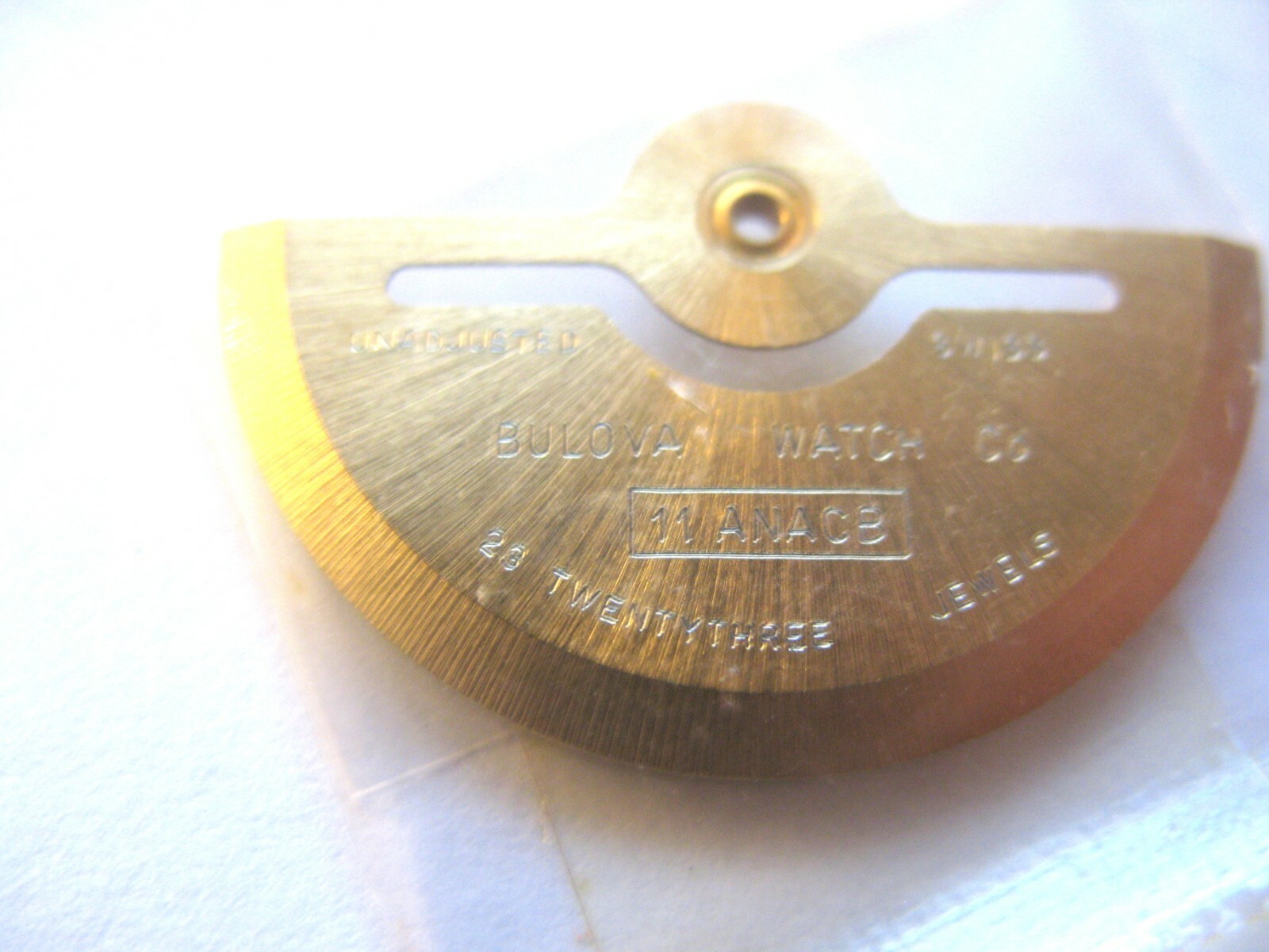 BULOVA 11ANACB AUTOMATIC ROTOR PART 344