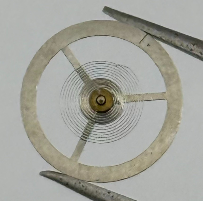 EB 8800 Balance Wheel Complete And Spring 12’’’ Renata 1309 Watch Movement Parts