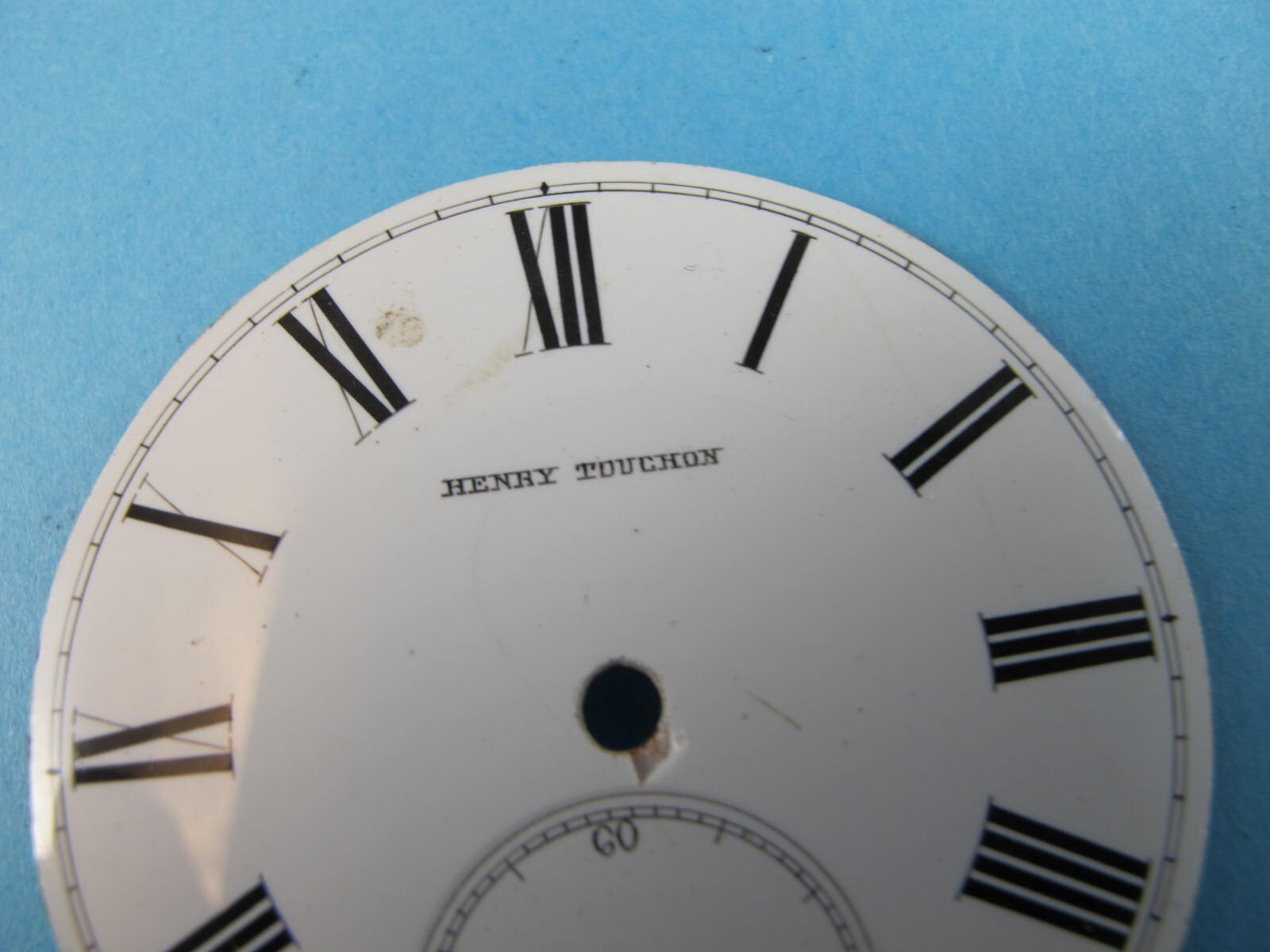 HENRY TOUCHON VINTAGE 46.63MM POCKET WATCH DIAL