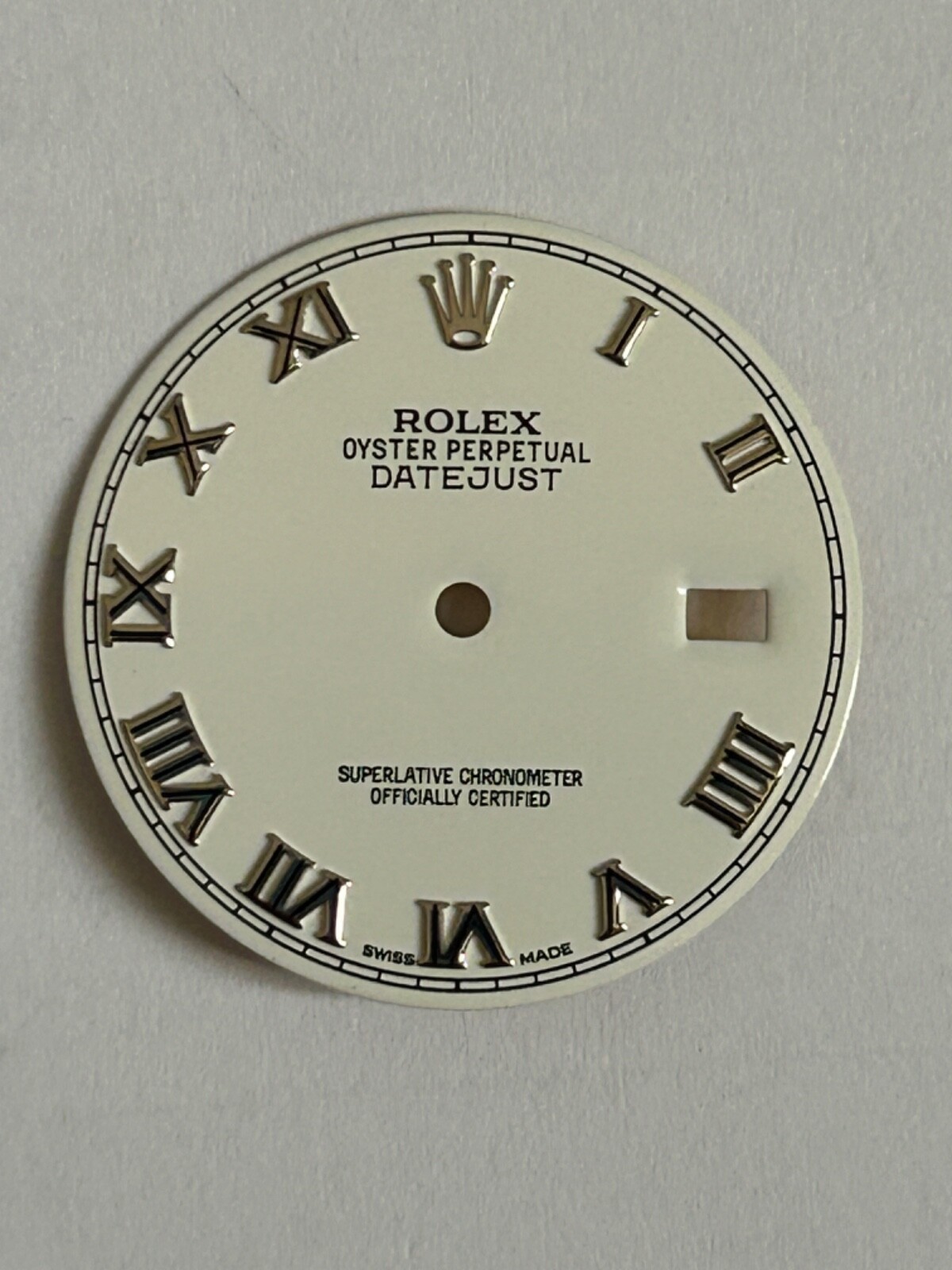 NEW Original Rolex Datejust 116200 white Dial with Roman Date from 2019