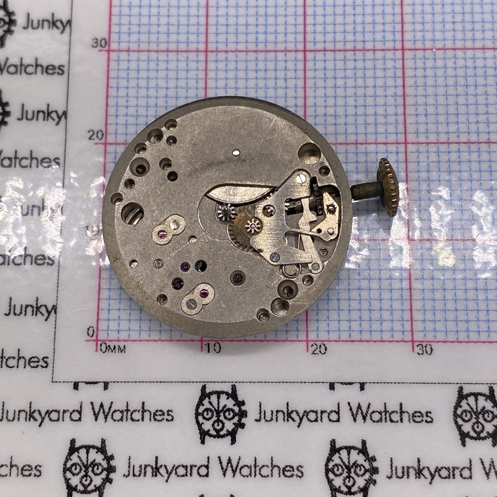 Vintage Gruen 415 Watch Movement Repairs Parts Spares Watchmaker 17 Jewels