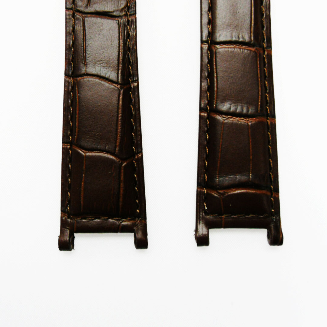 Genuine Leather Band, Alligator Grain (PADDED) fit to Cartier Watch 21×14.5×18