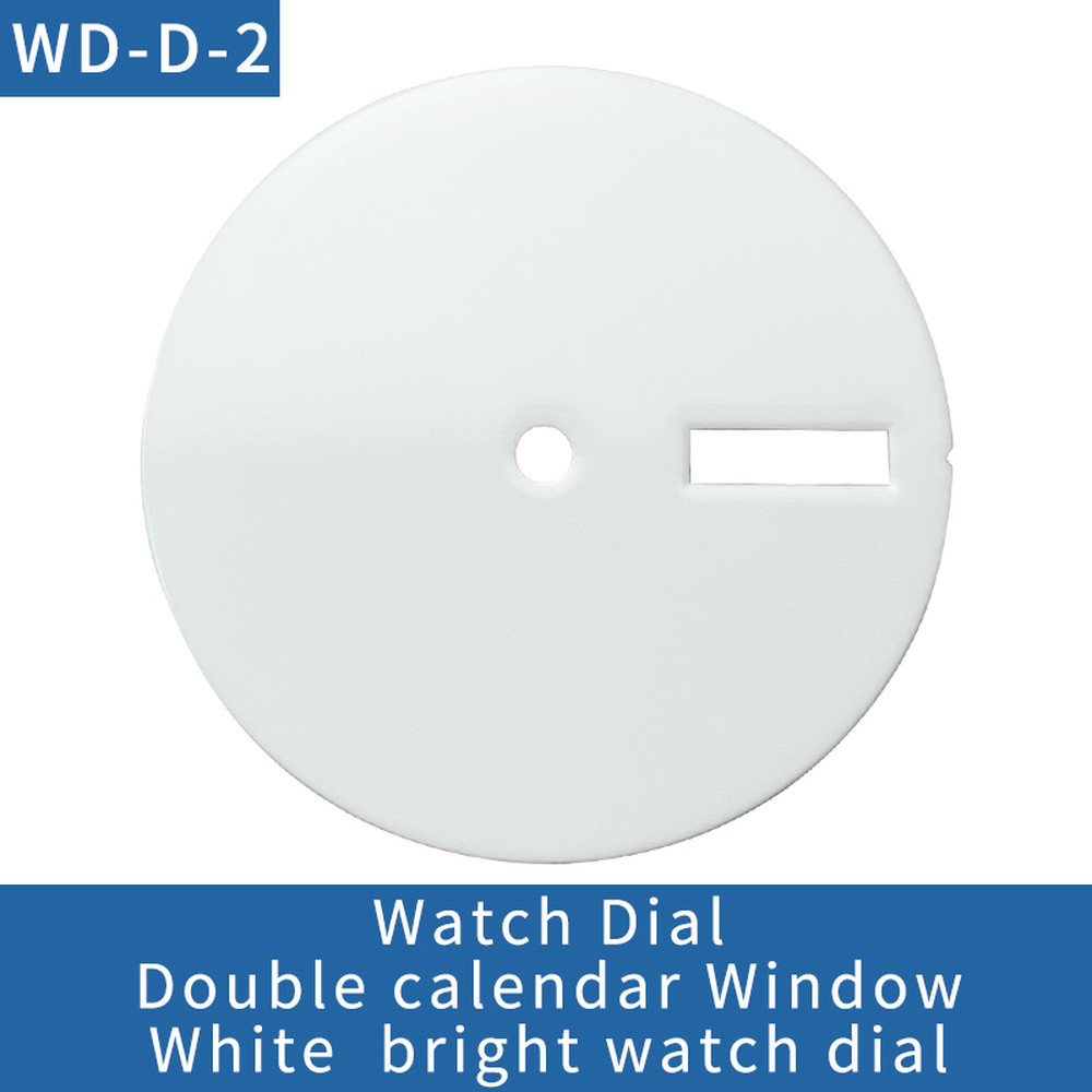 Watch Dial Dual Calendar 28.5mm For Skx007 Skx009 SPRD Fit Movement NH35 NH36