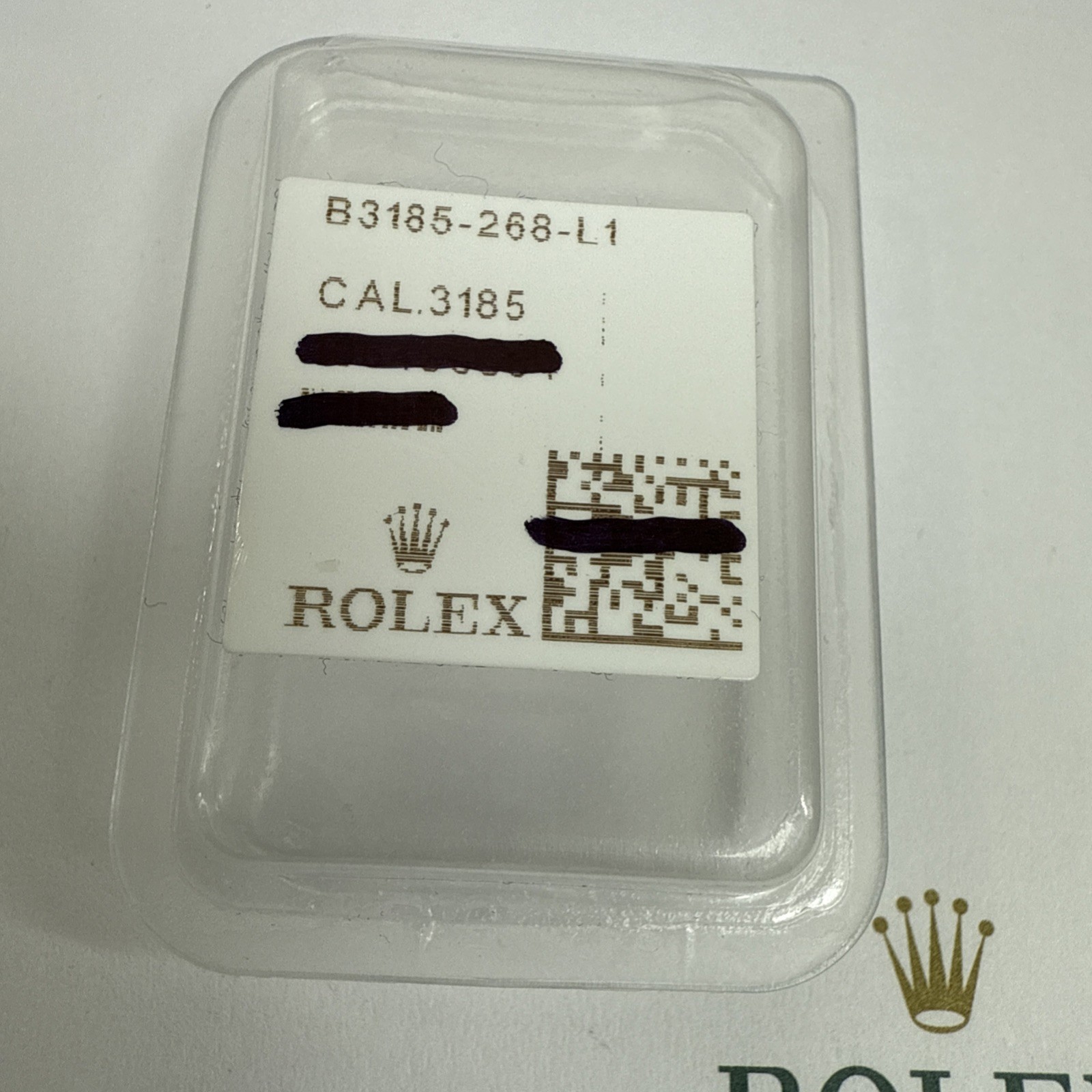 GENUINE Authentic Rolex 3185 268 Mechanism Mounted New Factory Sealed
