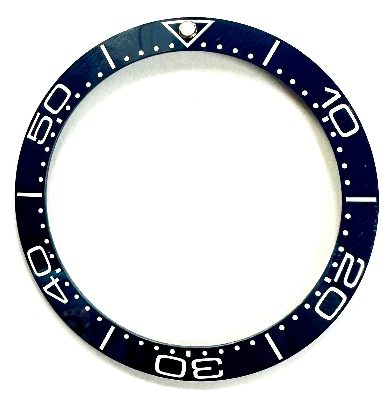 Bezel Inserter Ceramic for Rolex Blue and White Submariner 16610LN 16613V