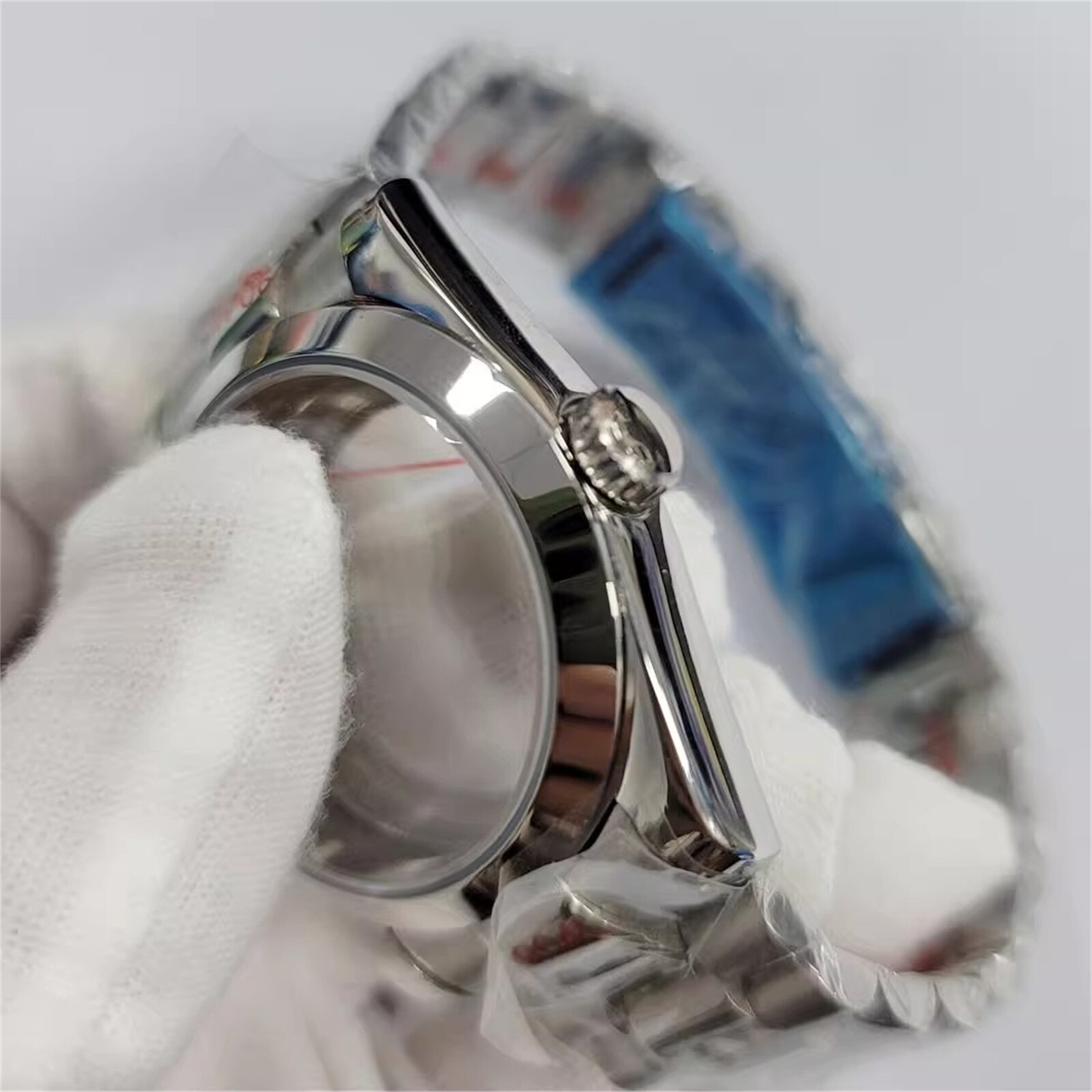 ​36/39MM Stainless Steel Watch Case+Strap Sapphire Glass For NH35/36/4R Movement