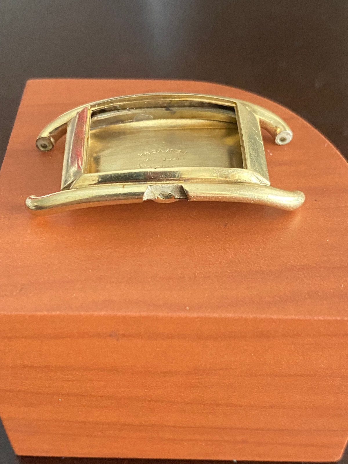 VINTAGE BULOVA AMBASSADOR WRIST WATCH CASE ONLY, UNPOLISHED, 43.5MM , 10K G.F.