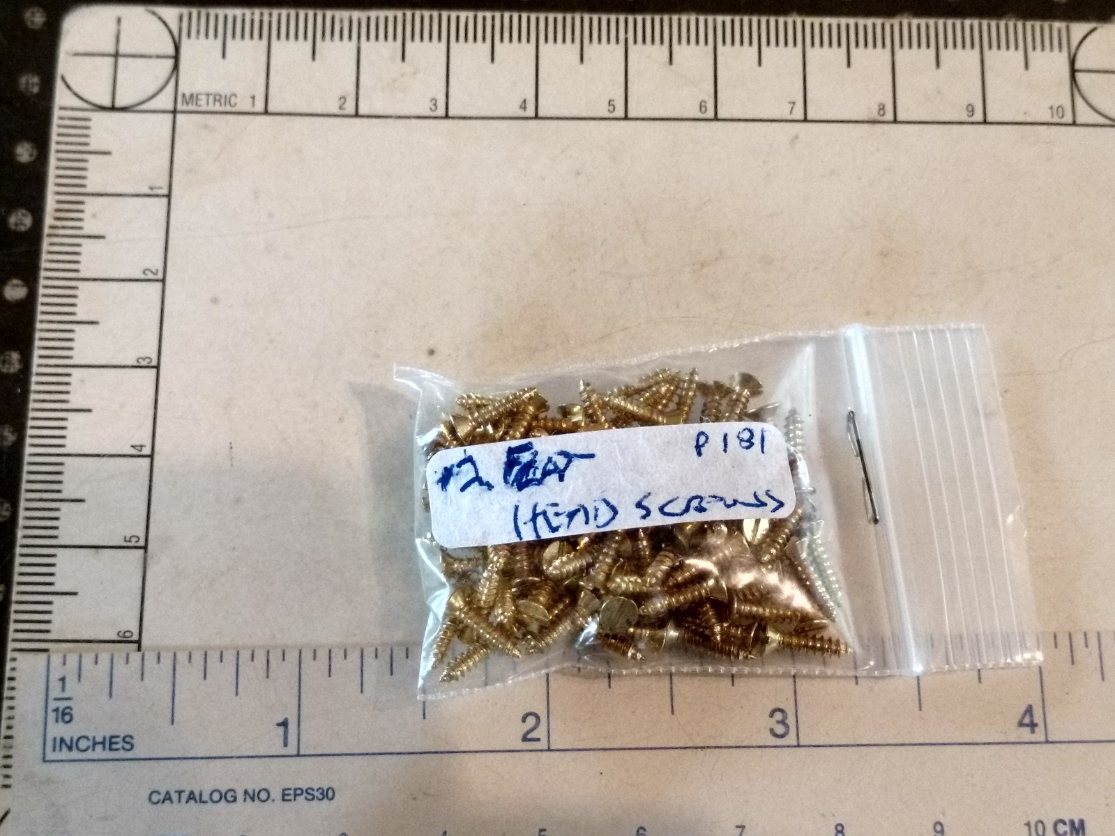 Antique Pocket Watch / Wristwatch Parts: P181 #2 Flat Head Screws