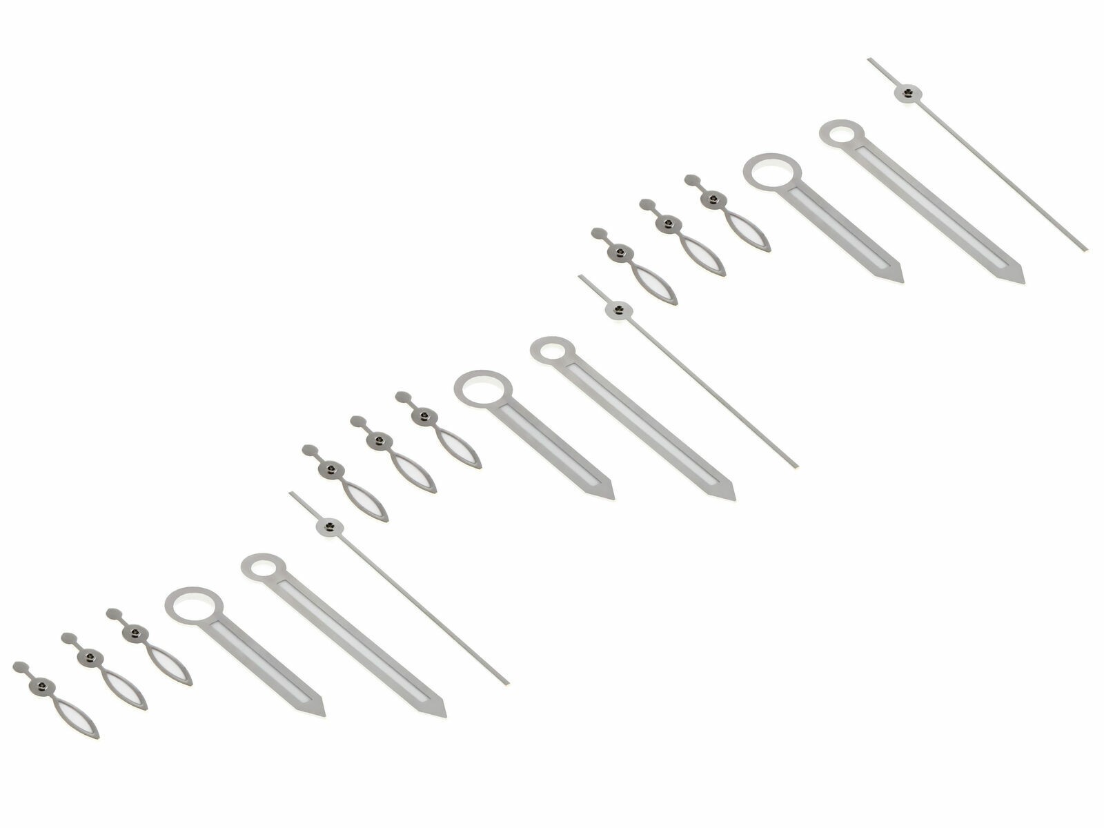 Silver 3 Sets Replacement Watch Hands For Panerai Valjoux 7750 7753