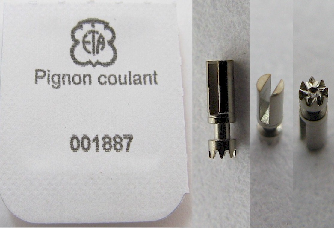 ETA 255.111 Omega 1432 Longines 157.2 watch movement part sliding clutch pinion