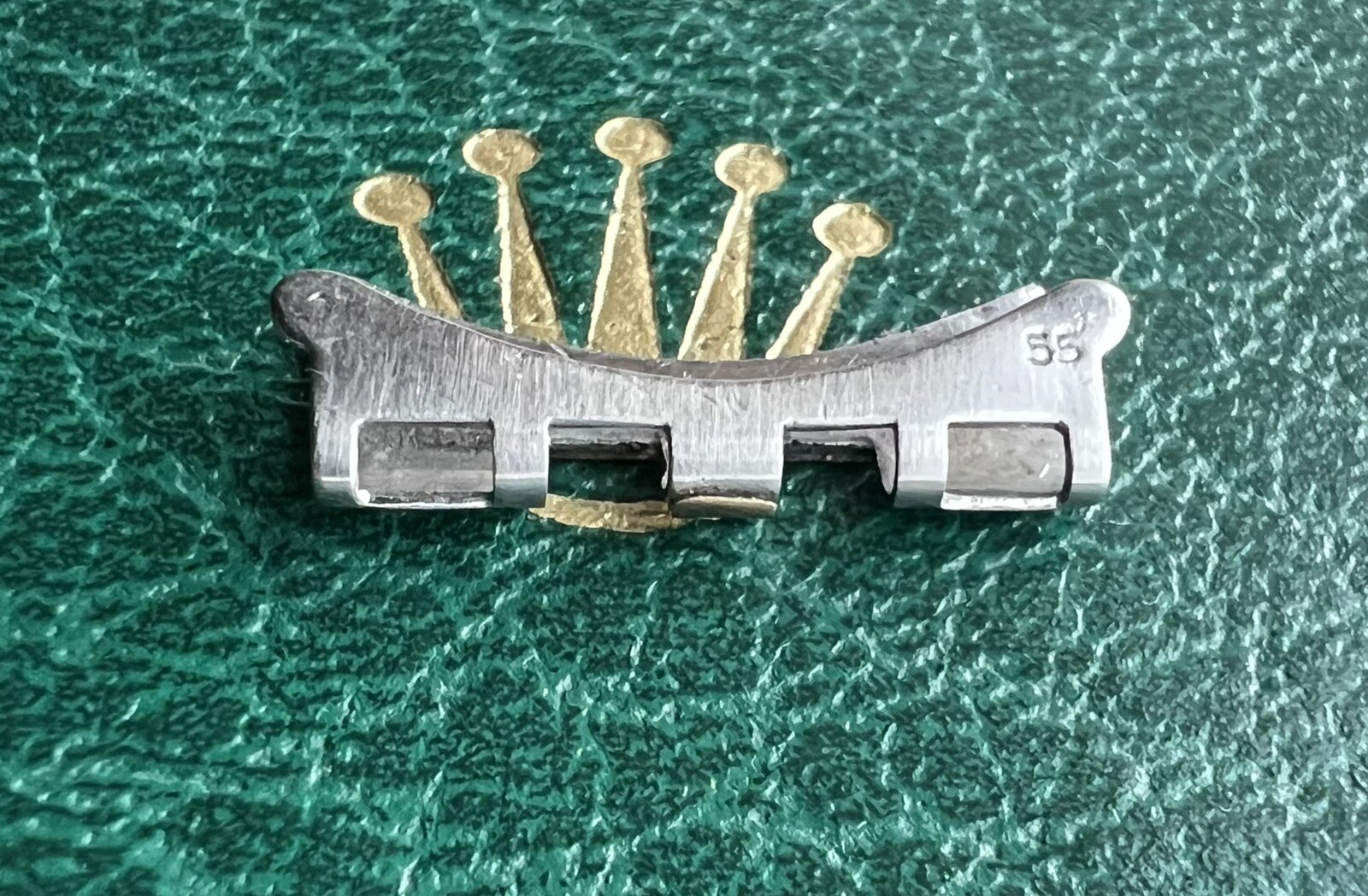 Authentic ROLEX End Link Jubilee 55 20mm TWO TONE (One link) – OC#55