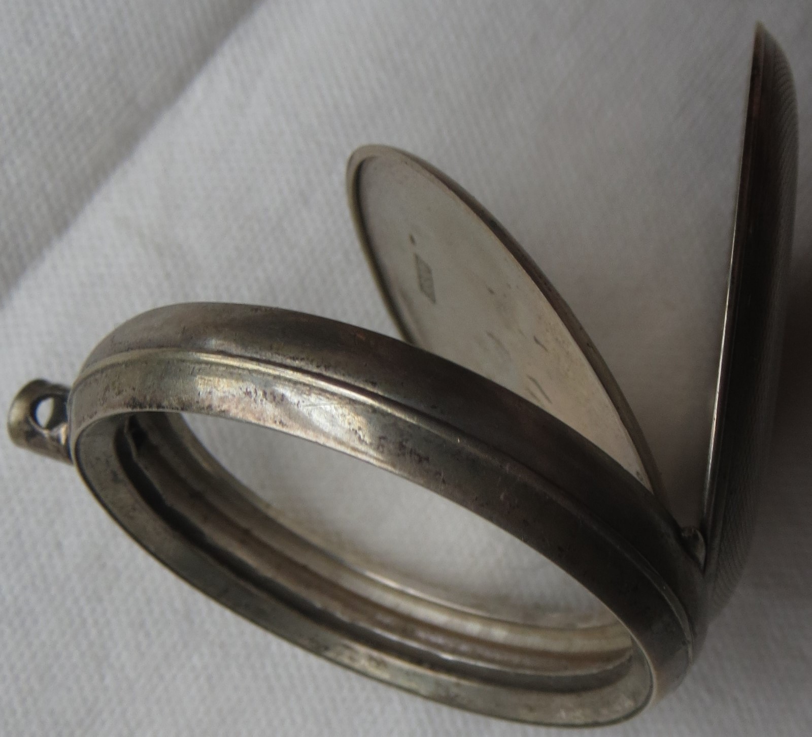 Longines Pocket Watch Open Face Silver Case 48 mm. in diameter