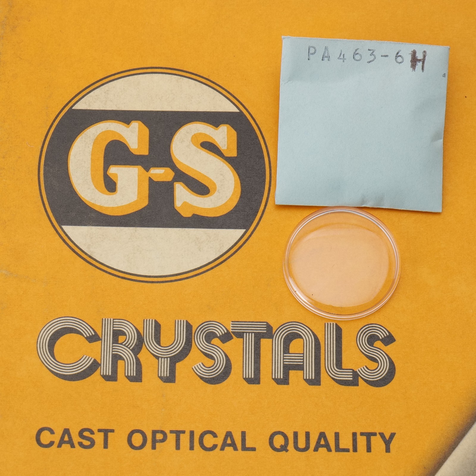 NOS GS Watch Crystal PA463-6H Wyler 1200-New 30.65mm New Old Stock (PA1D2)