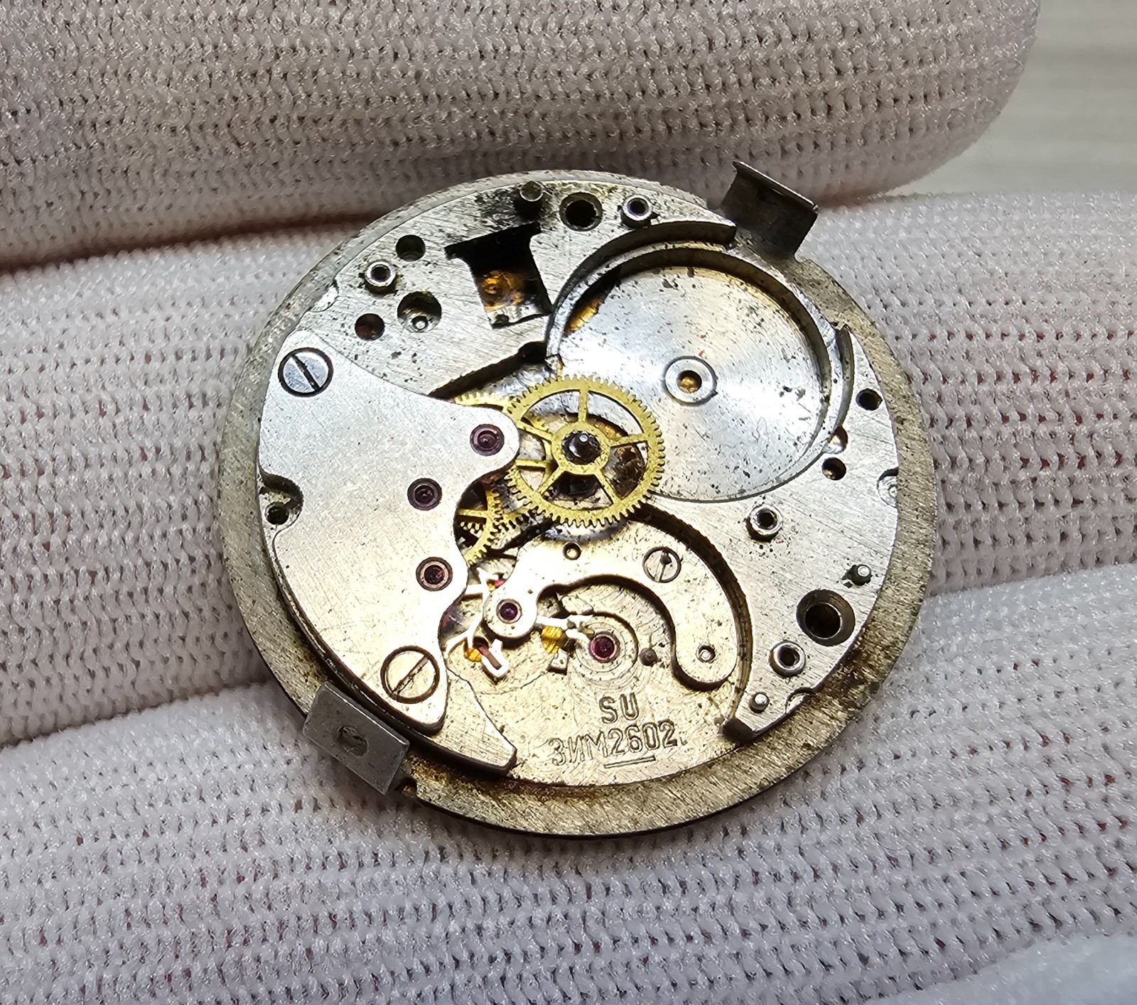 Soviet Vintage Movement Zim Slava Vostok USSR Mechanical Watch Mechanisms 4 pcs