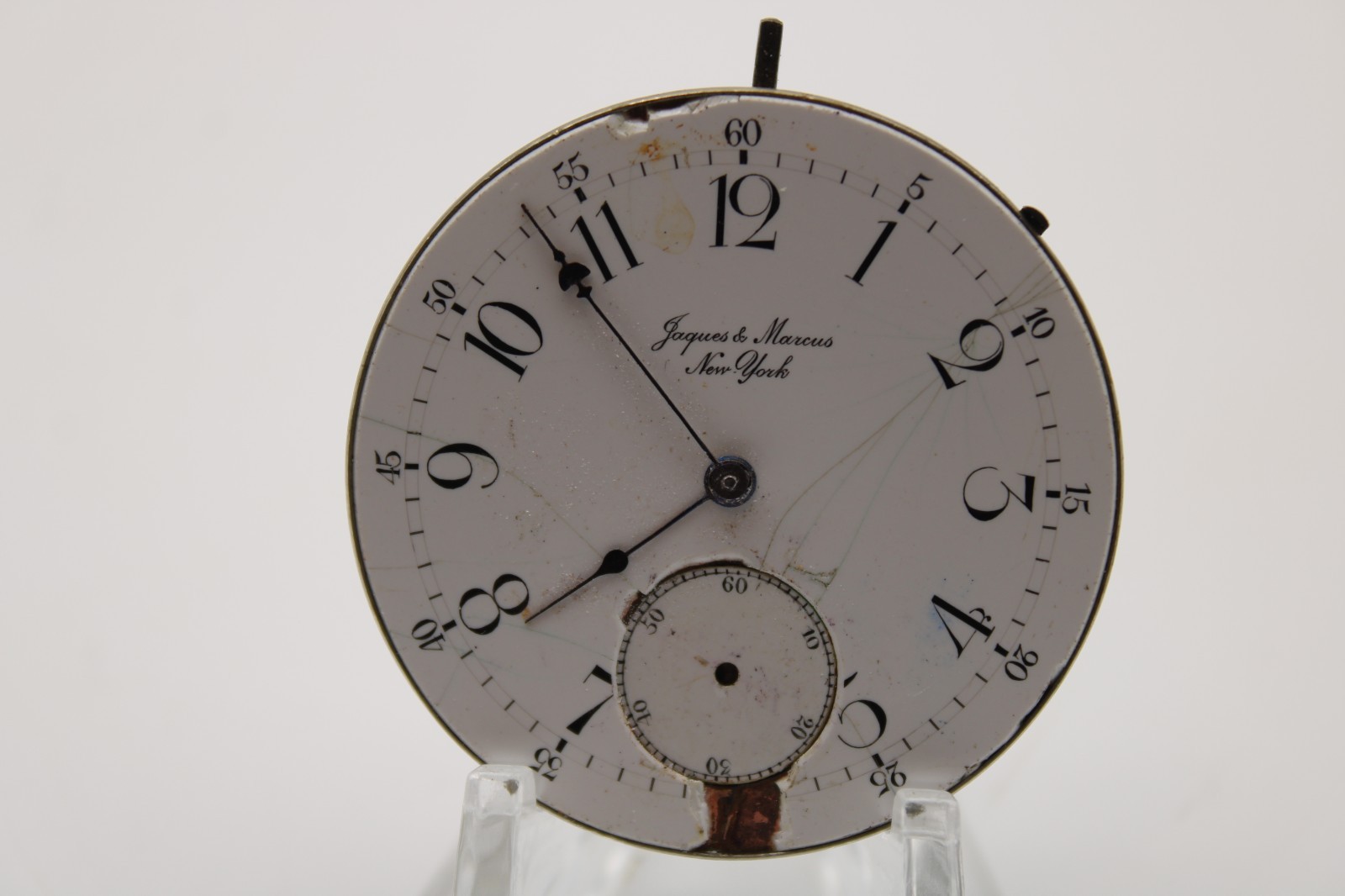 JAQUES & MARCUS NEW YORK POCKET WATCH MOVEMENT USA 45101 42.9mm (OC)
