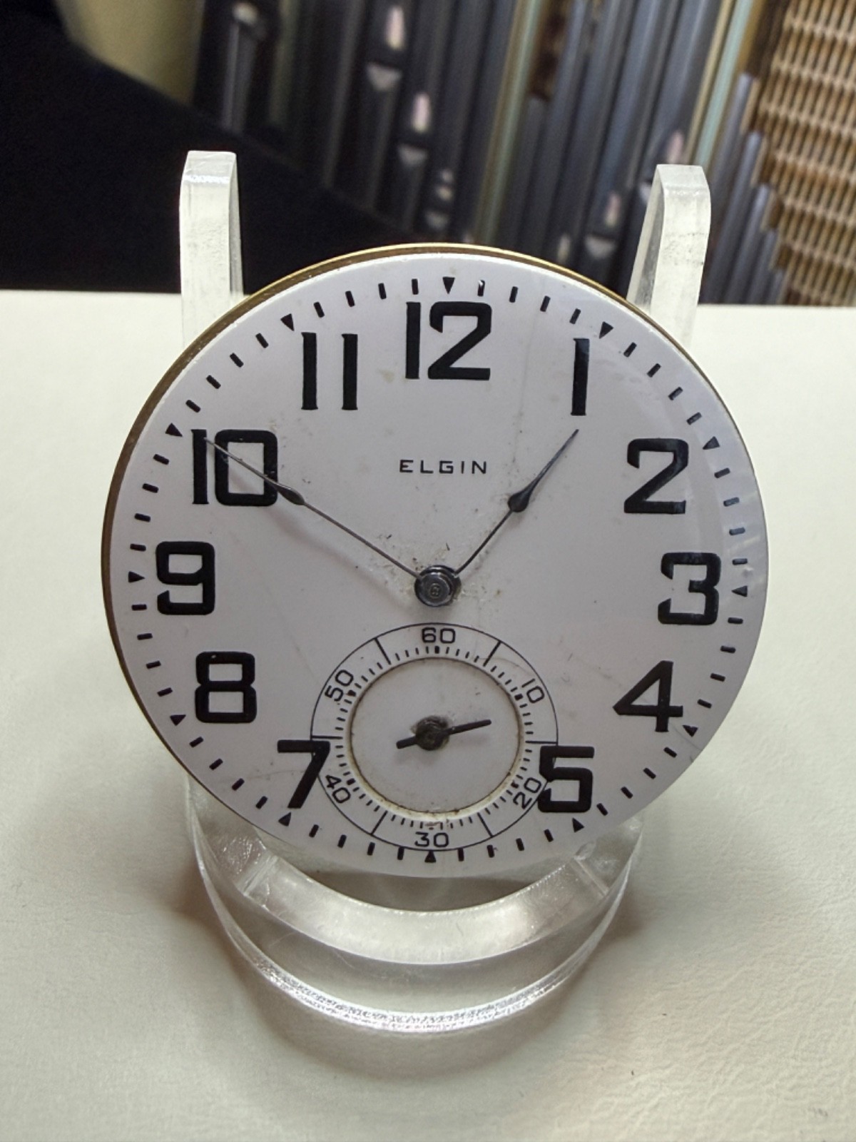 For Project or parts Vintage Elgin Pocket Watch, Circa 1917, 16S, 7J, Grade 293