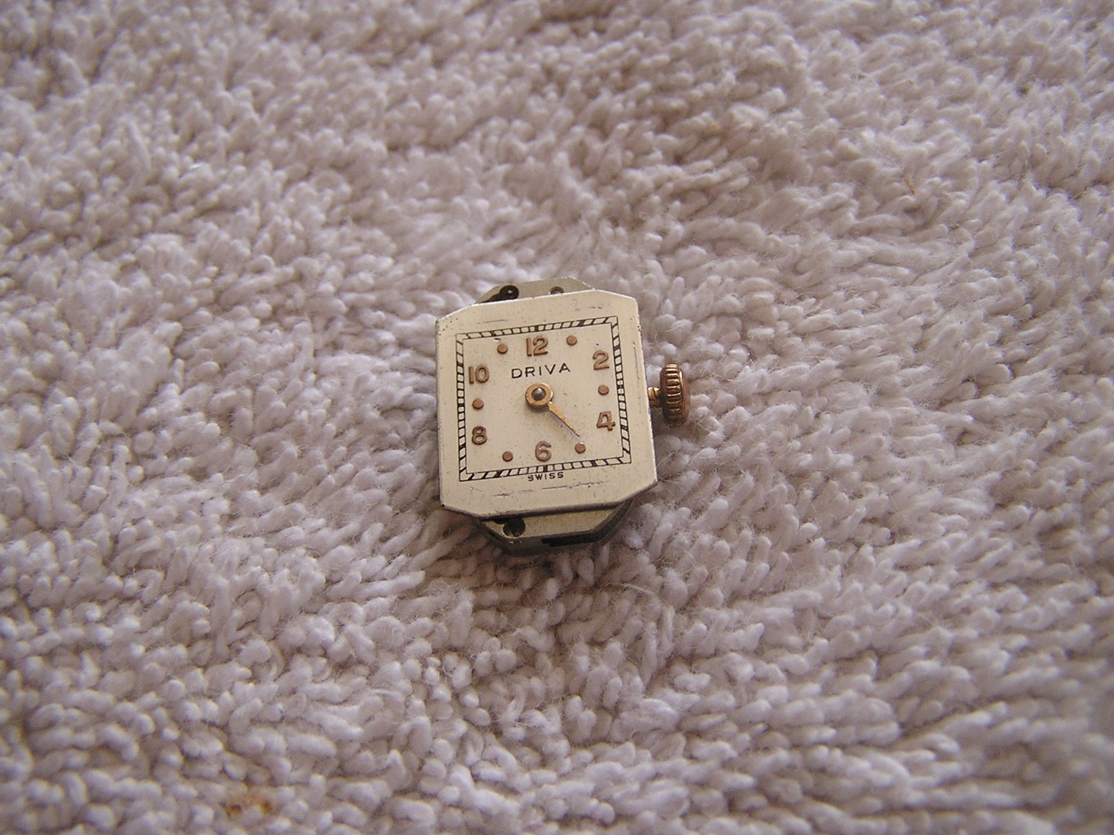 Vintage Driva Ladies Watch Movement 15 Jewels
