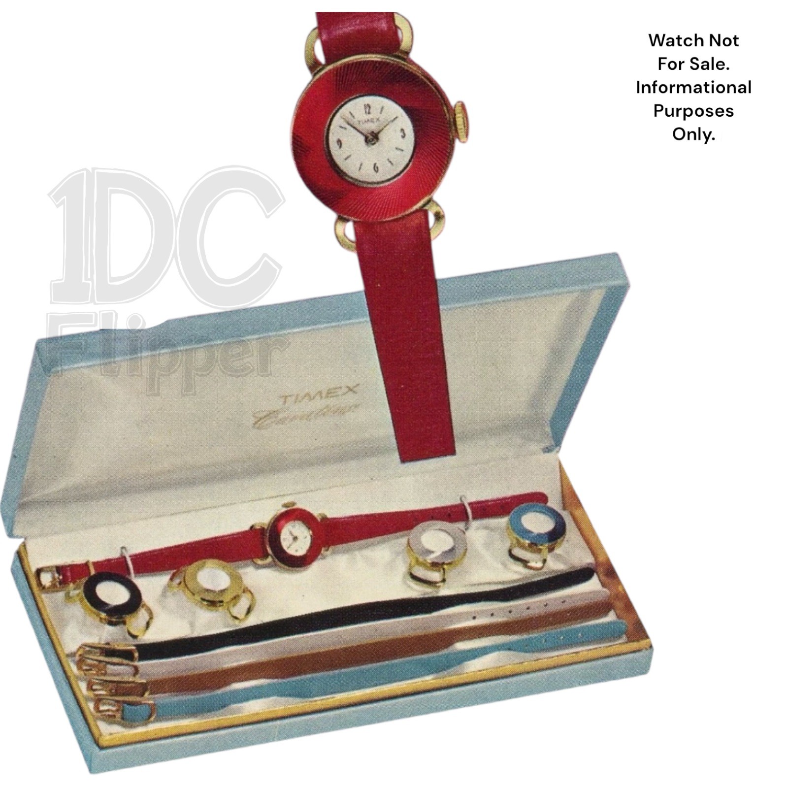 Timex Watch Crystal TX1E #11 Round Ladies 1962-1972 NOS Model 5460, 50320 Read!