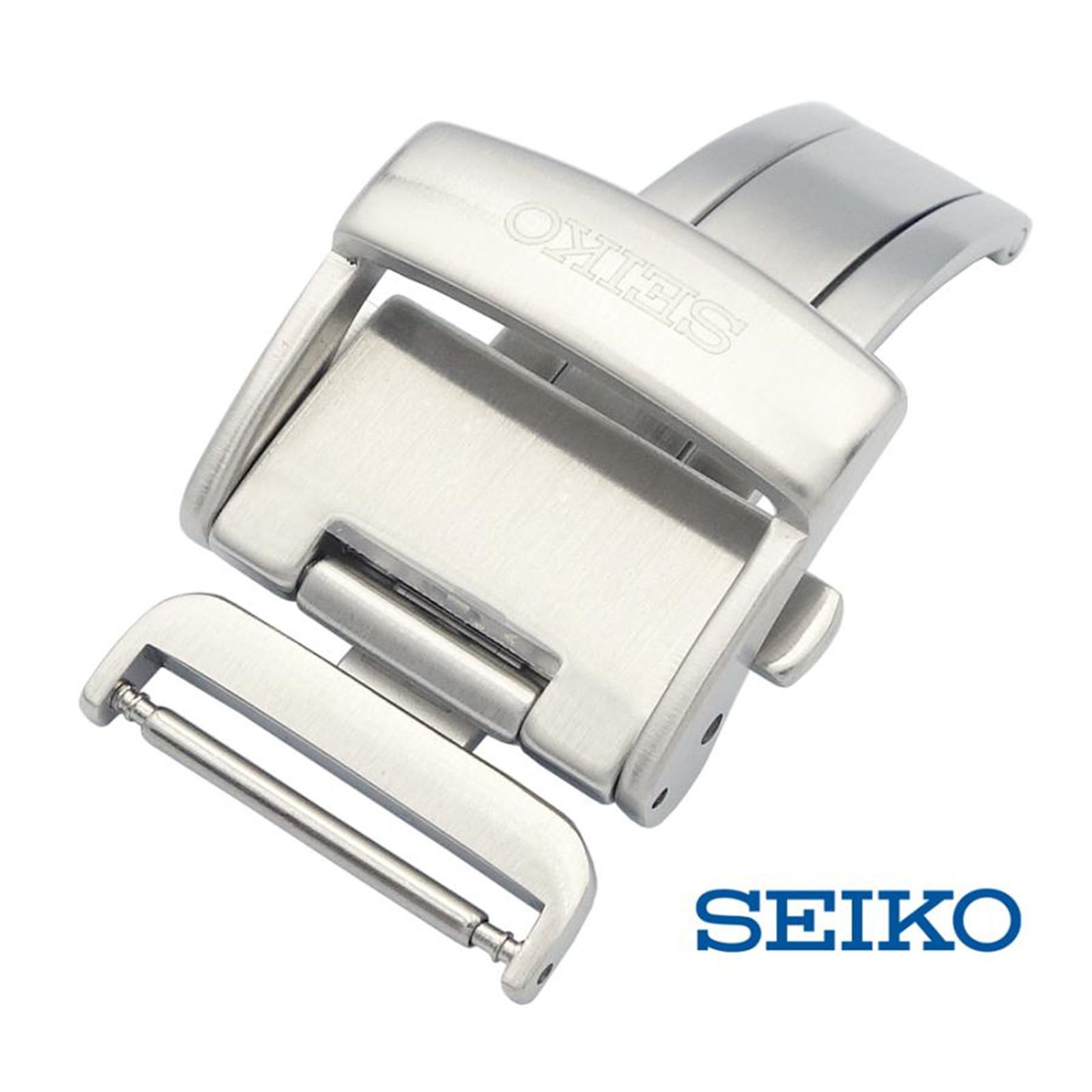 Seiko 18MM Deployment SS Folding Buckle Clasp B23S51SA00W From Japan