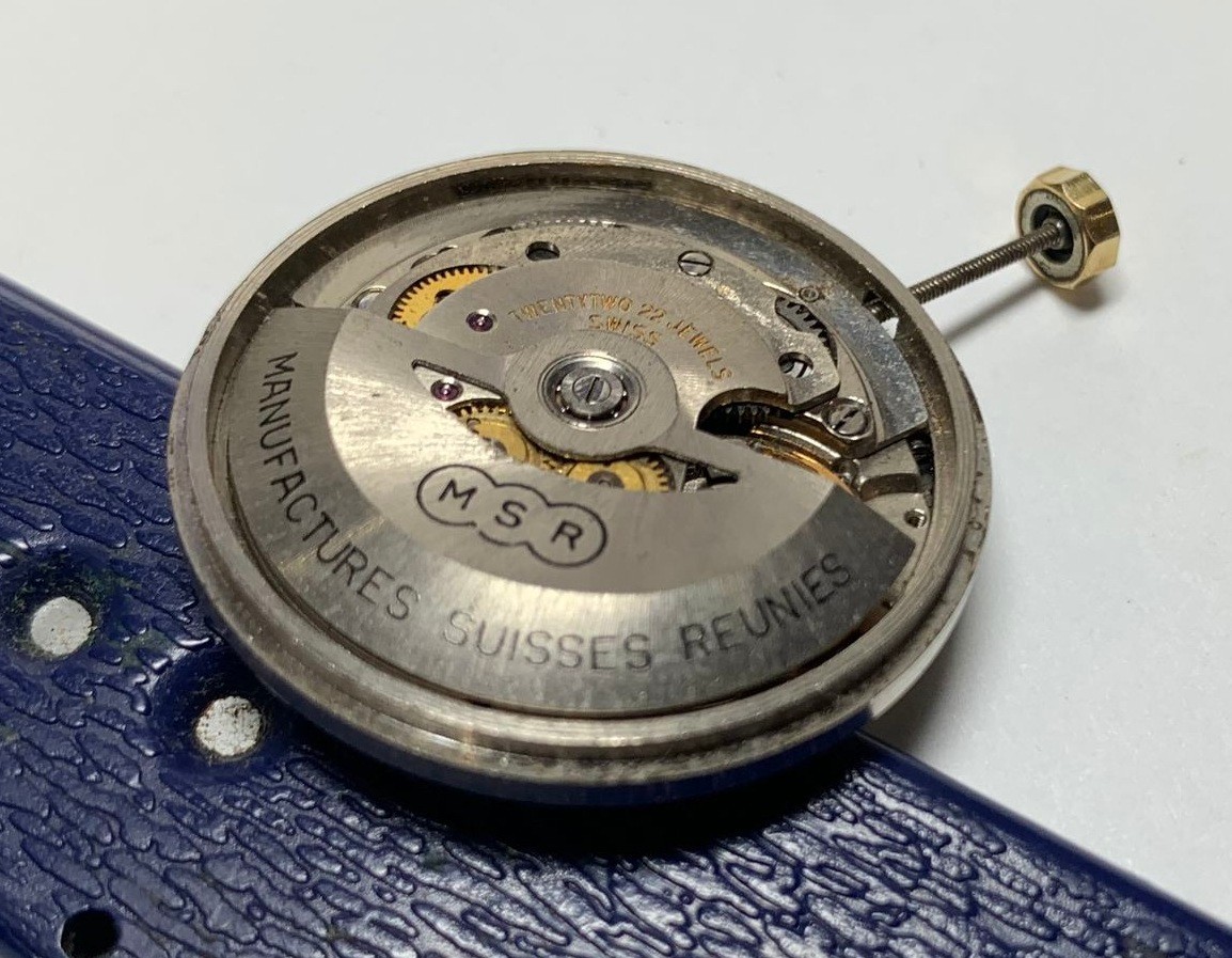1960s Vulcain METEOR Exactomatic MSR 22 Jewels Automatic Date @6:00 Movt & Dial!