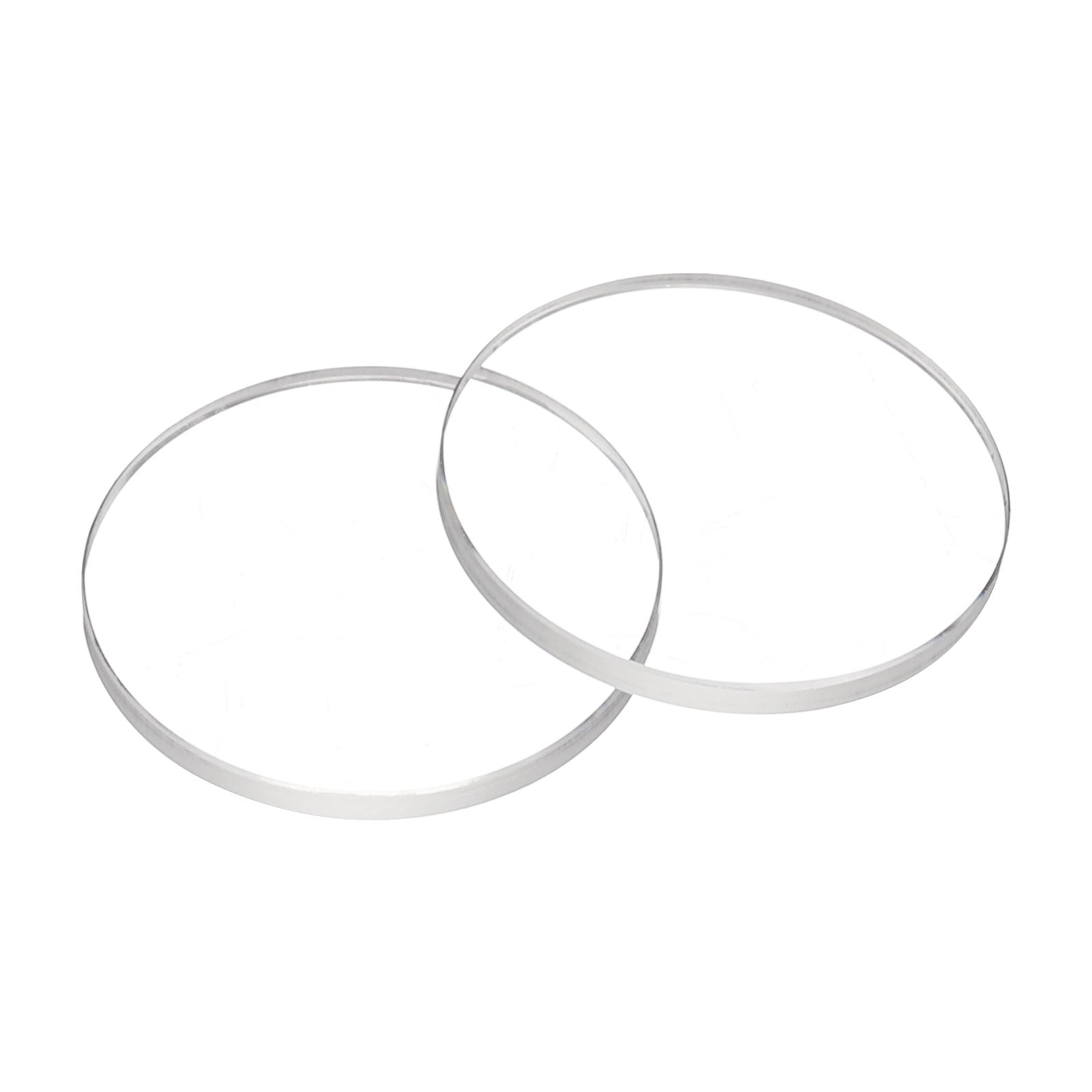 2pcs Watch Crystal Glass Lens 16mm x 1.2mm Beveled Edge Flat Glass Crystals Lens