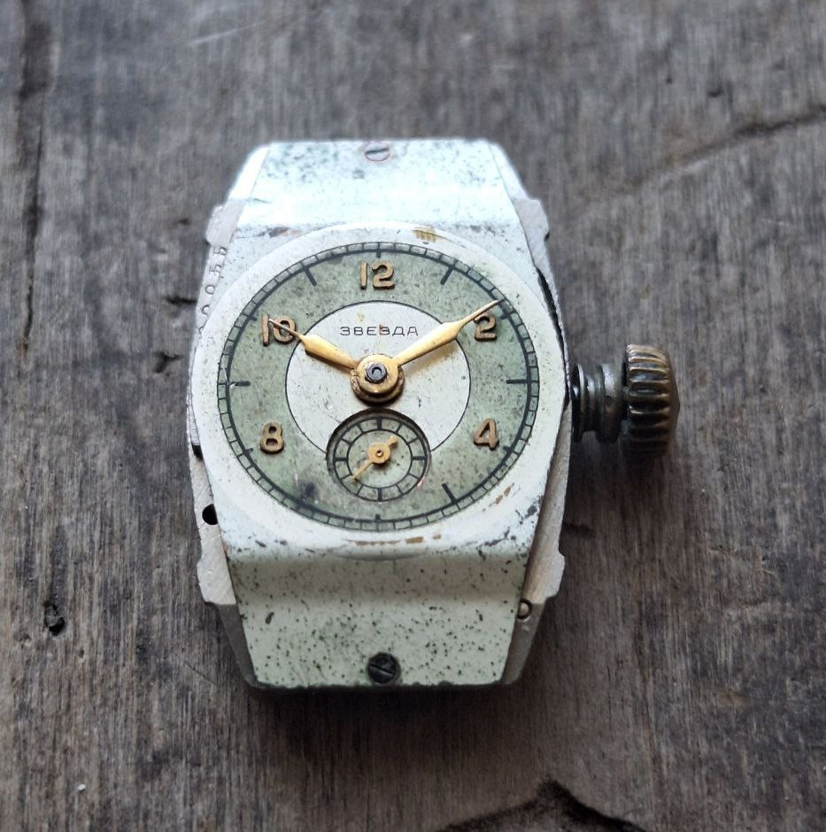 Vintage watch movement Zvezda 15 jewelry Soviet working movement