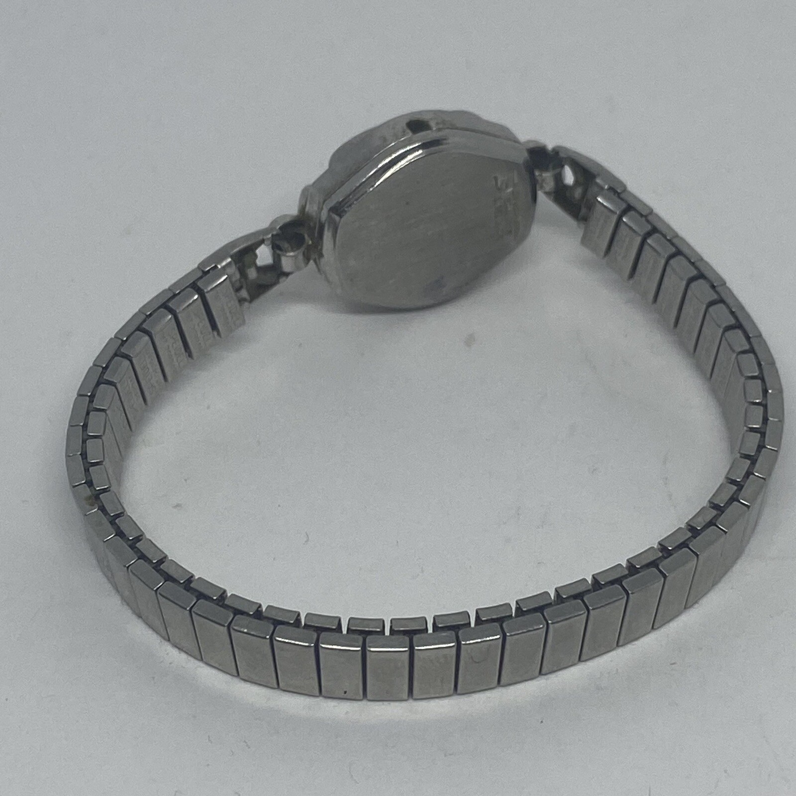 Ladies Watch Case W/ Speidel Expandable Bracelet 10kt Gold RGP Bezel Vtg